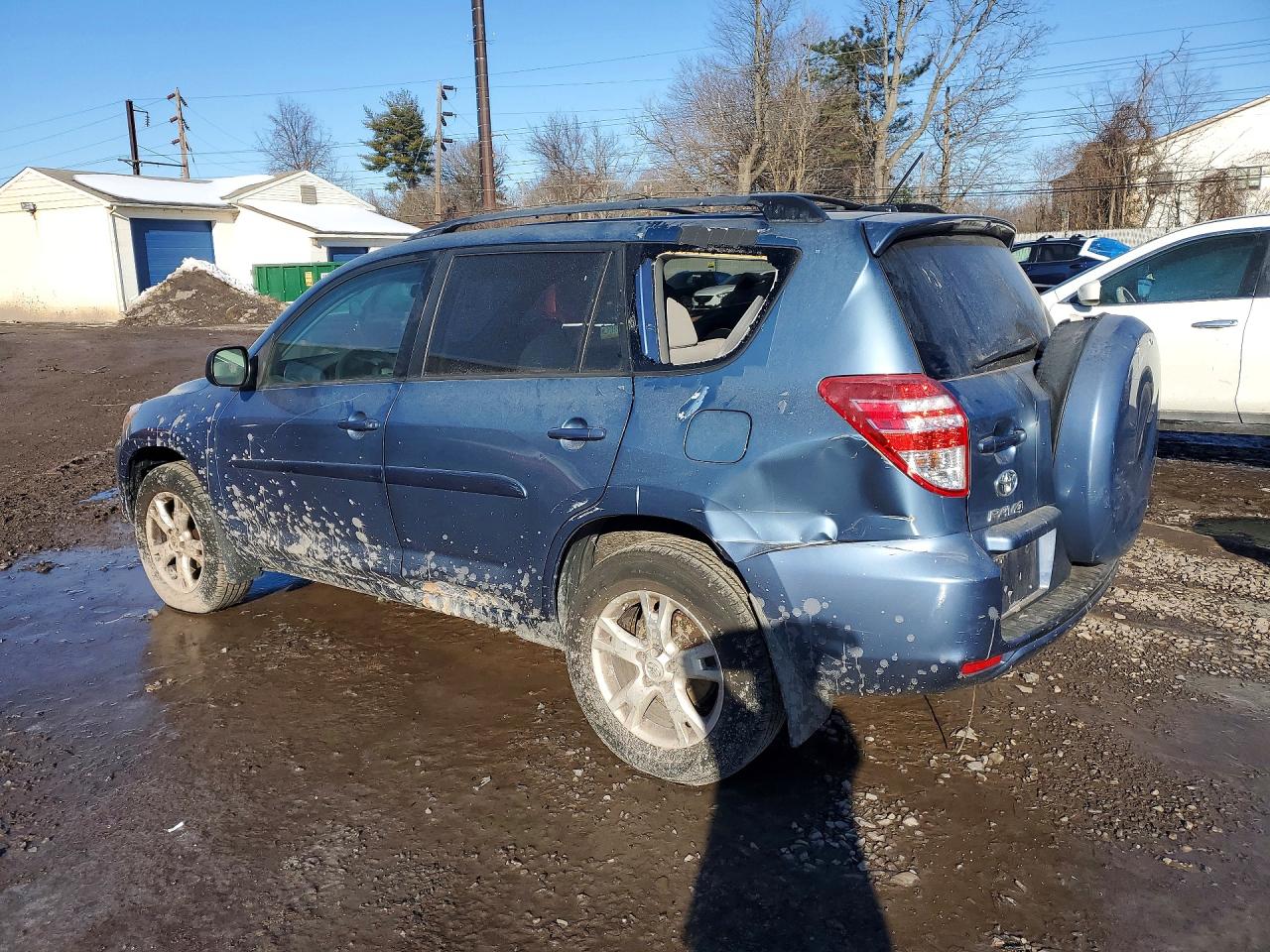 2011 Toyota Rav4 Base Blue vin: 2T3BF4DV0BW153688