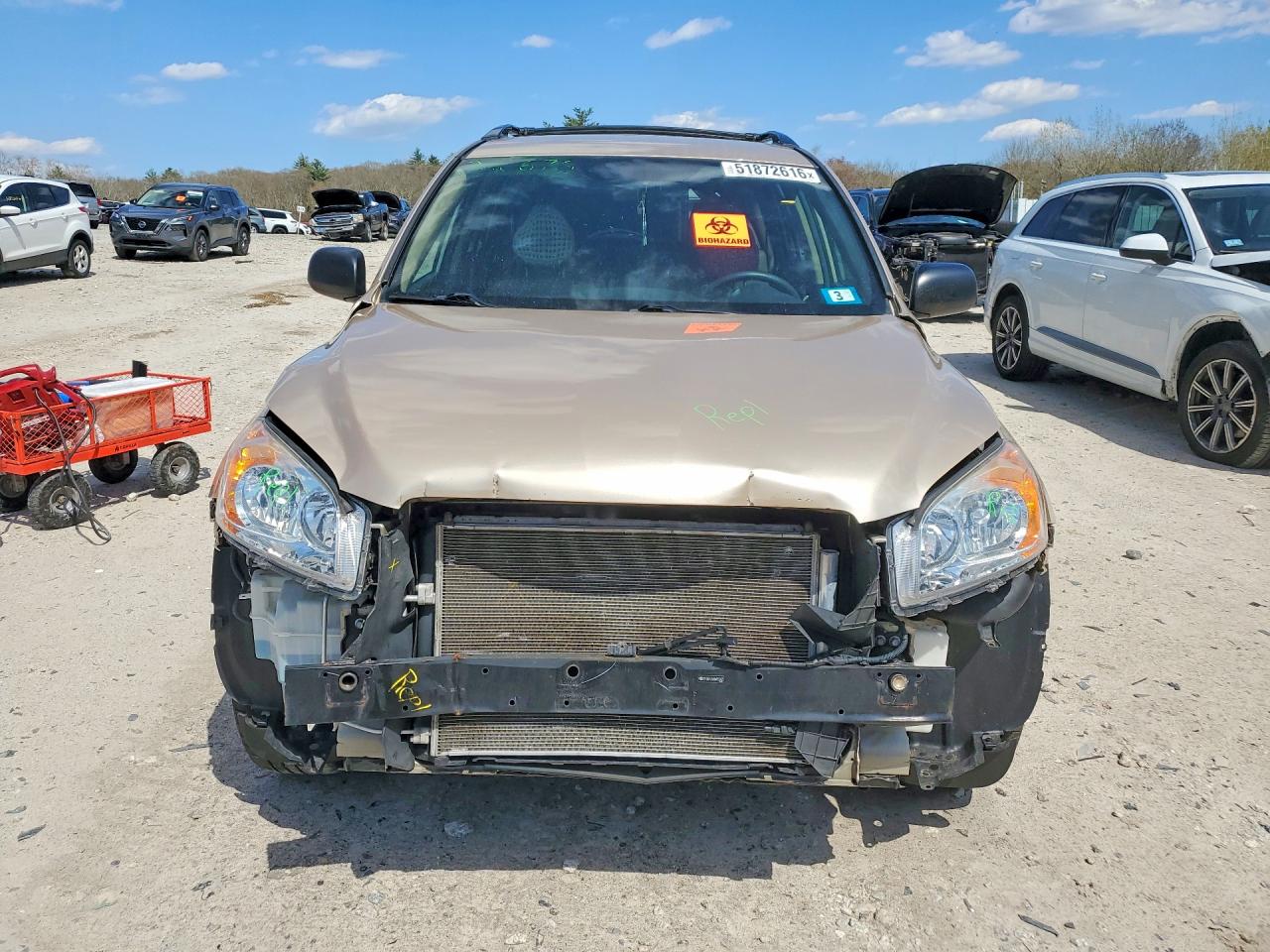 2011 Toyota Rav4 Base Gold vin: 2T3BF4DV0BW155425