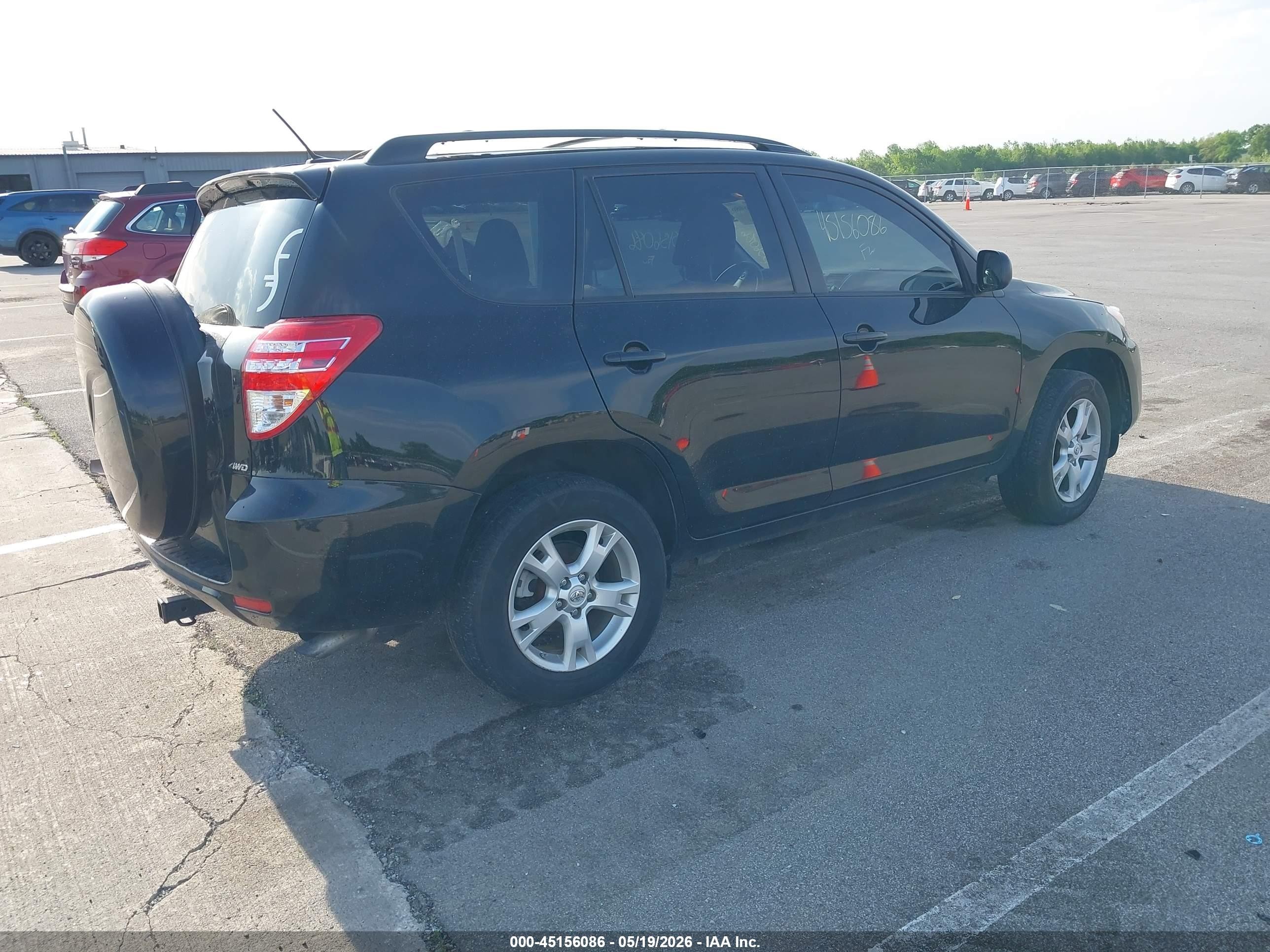 2011 Toyota Rav4   Black vin: 2T3BF4DV0BW156932