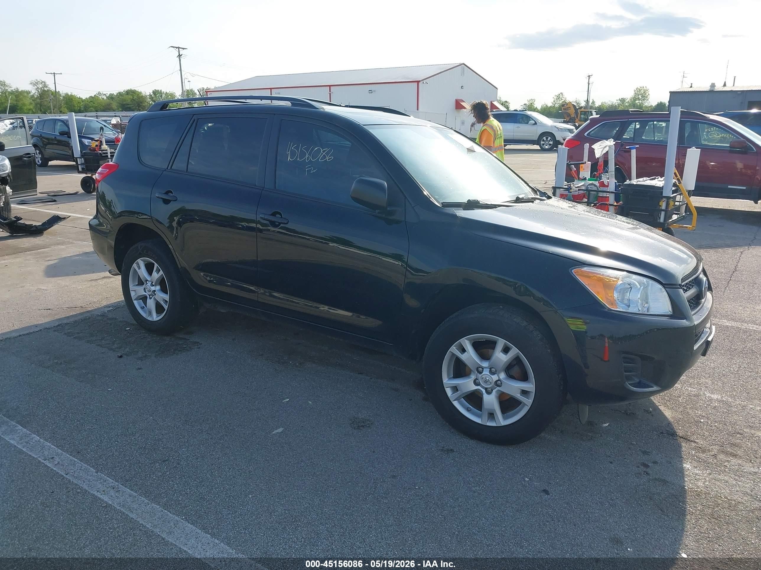 2011 Toyota Rav4   Черный vin: 2T3BF4DV0BW156932