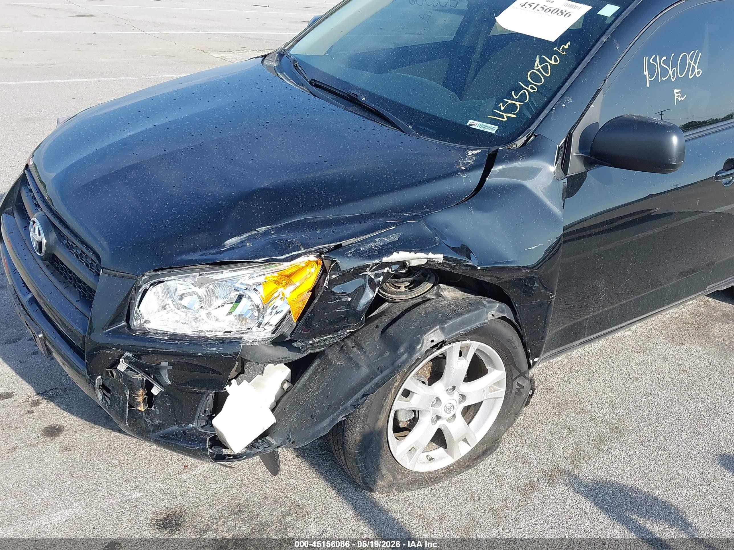 2011 Toyota Rav4   Black vin: 2T3BF4DV0BW156932