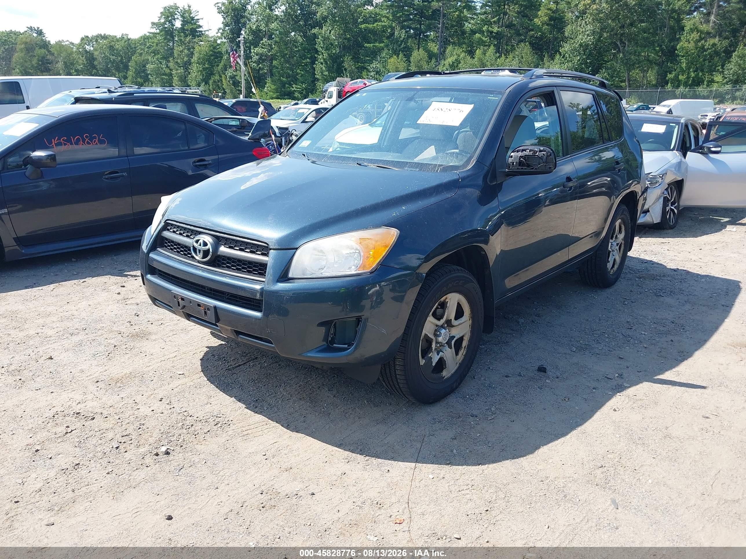 2011 Toyota Rav4   Синий vin: 2T3BF4DV0BW159586