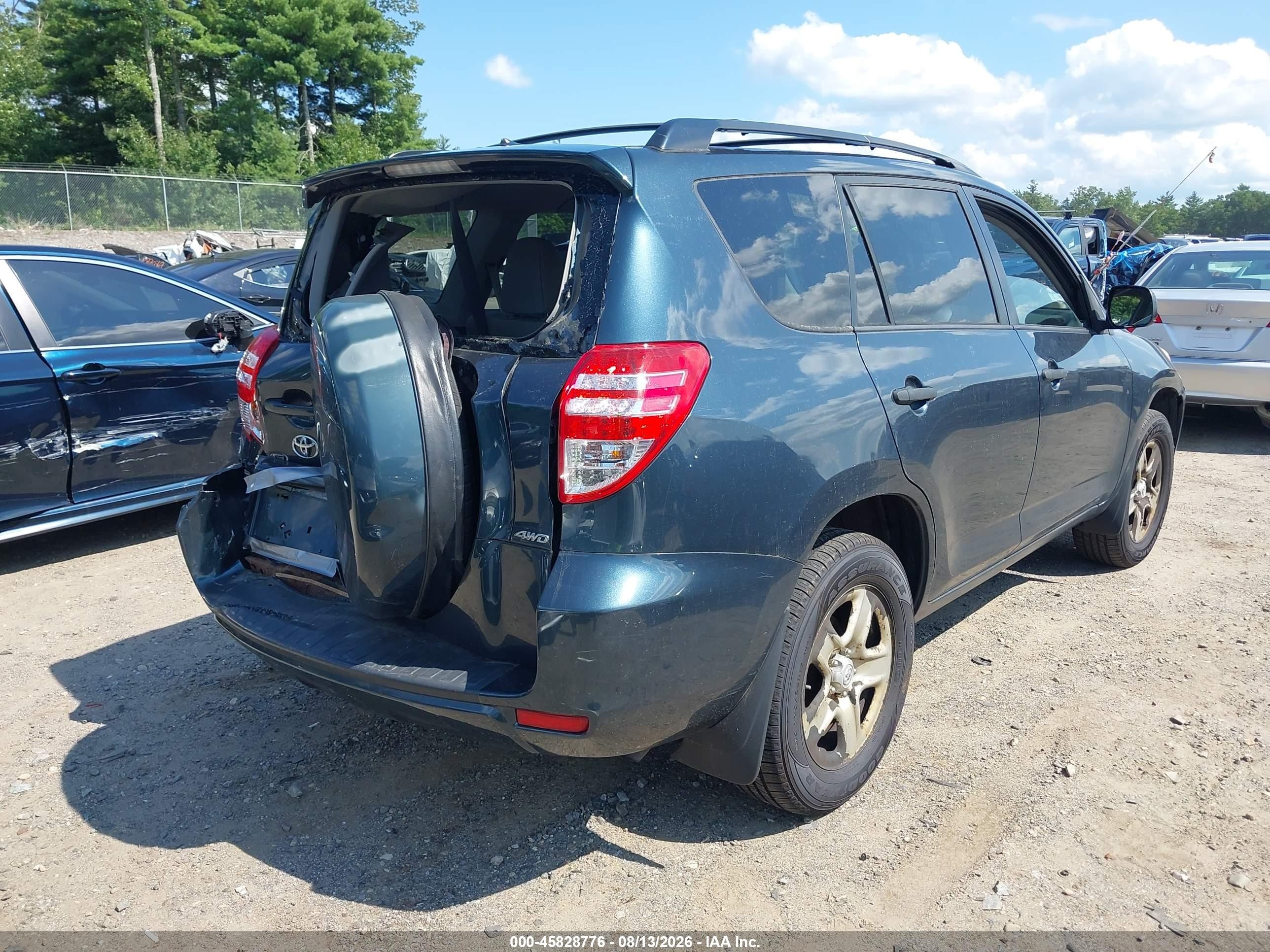 2011 Toyota Rav4   Синий vin: 2T3BF4DV0BW159586