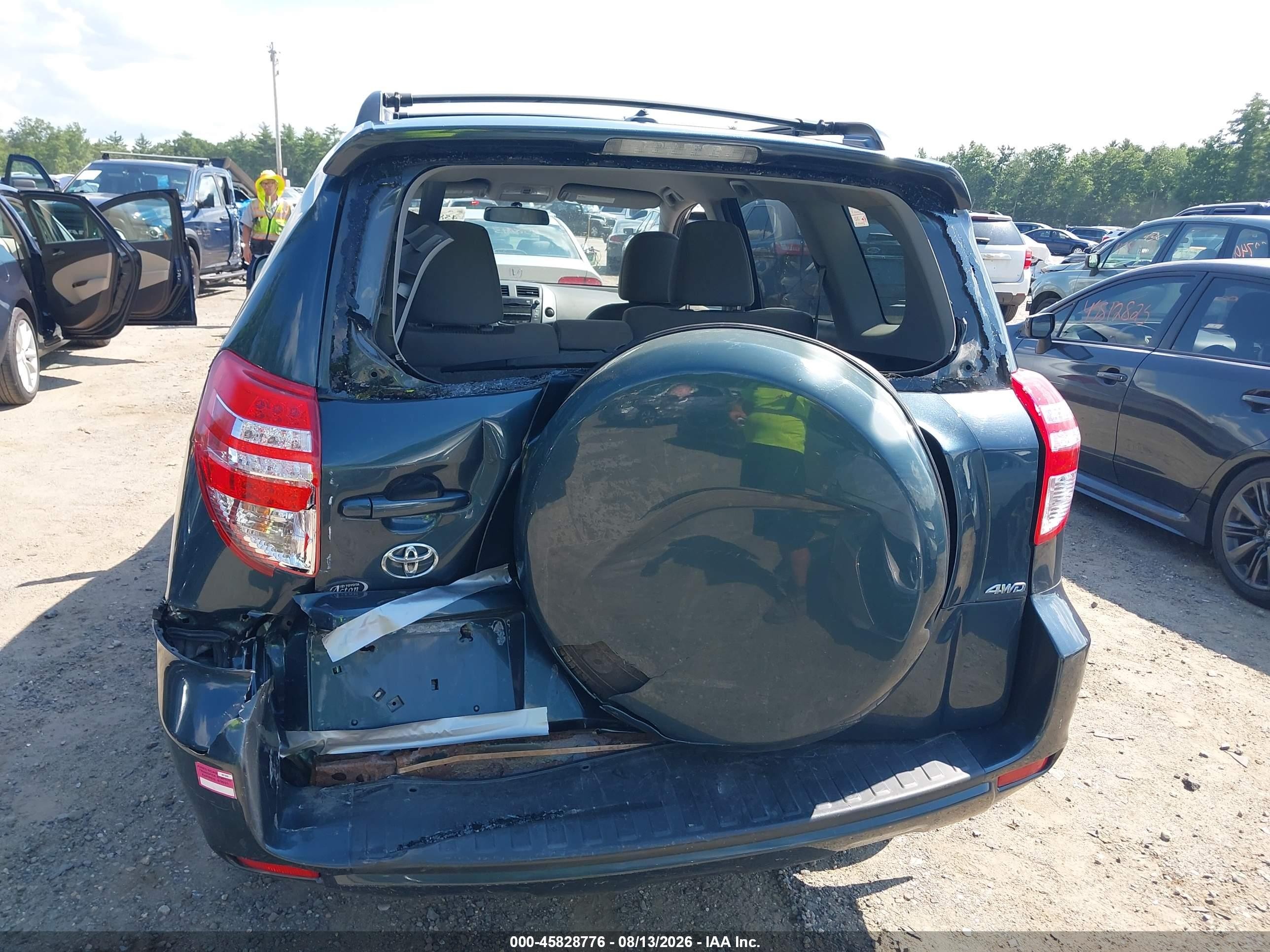 2011 Toyota Rav4   Синий vin: 2T3BF4DV0BW159586