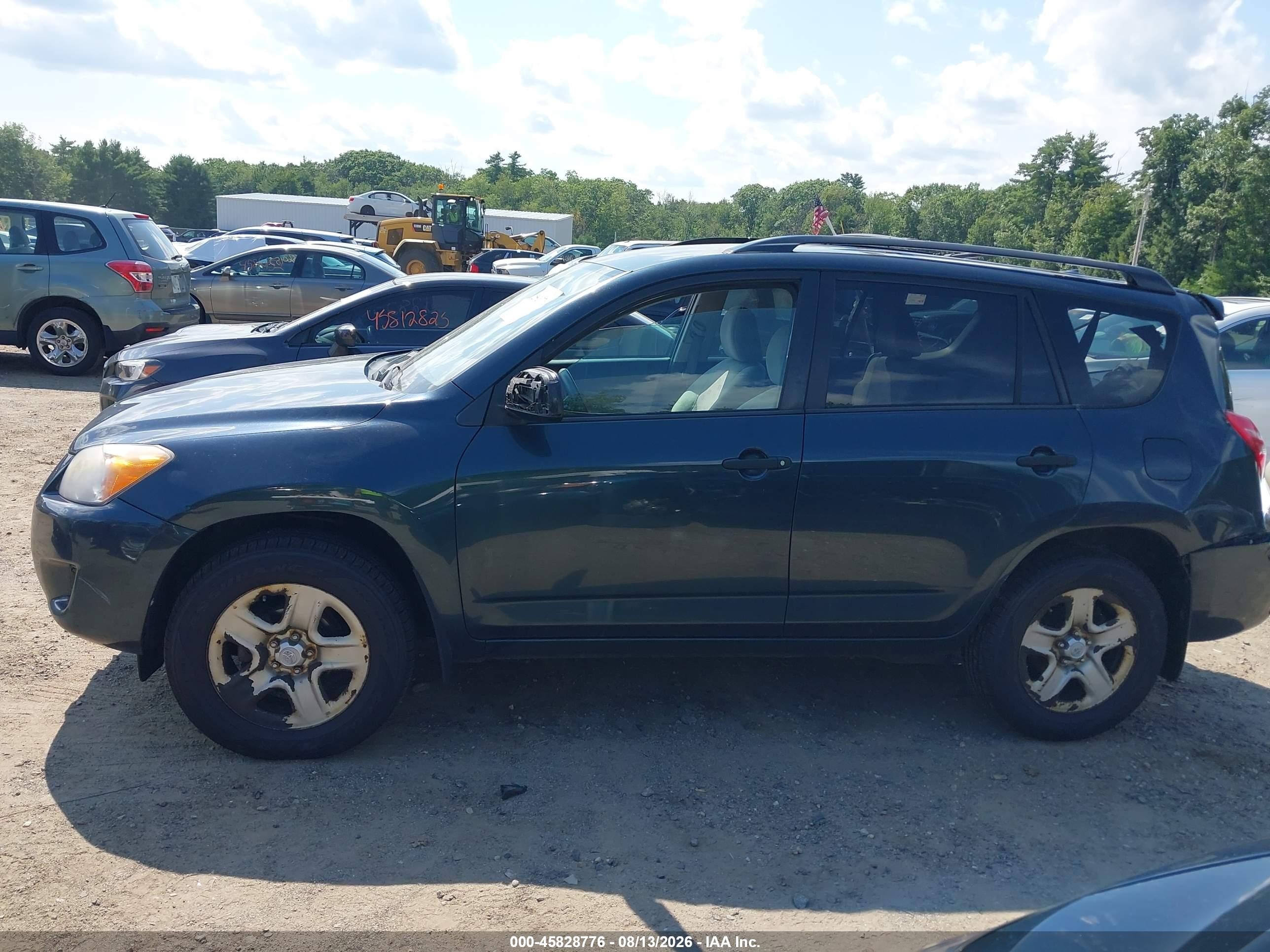 2011 Toyota Rav4   Синий vin: 2T3BF4DV0BW159586