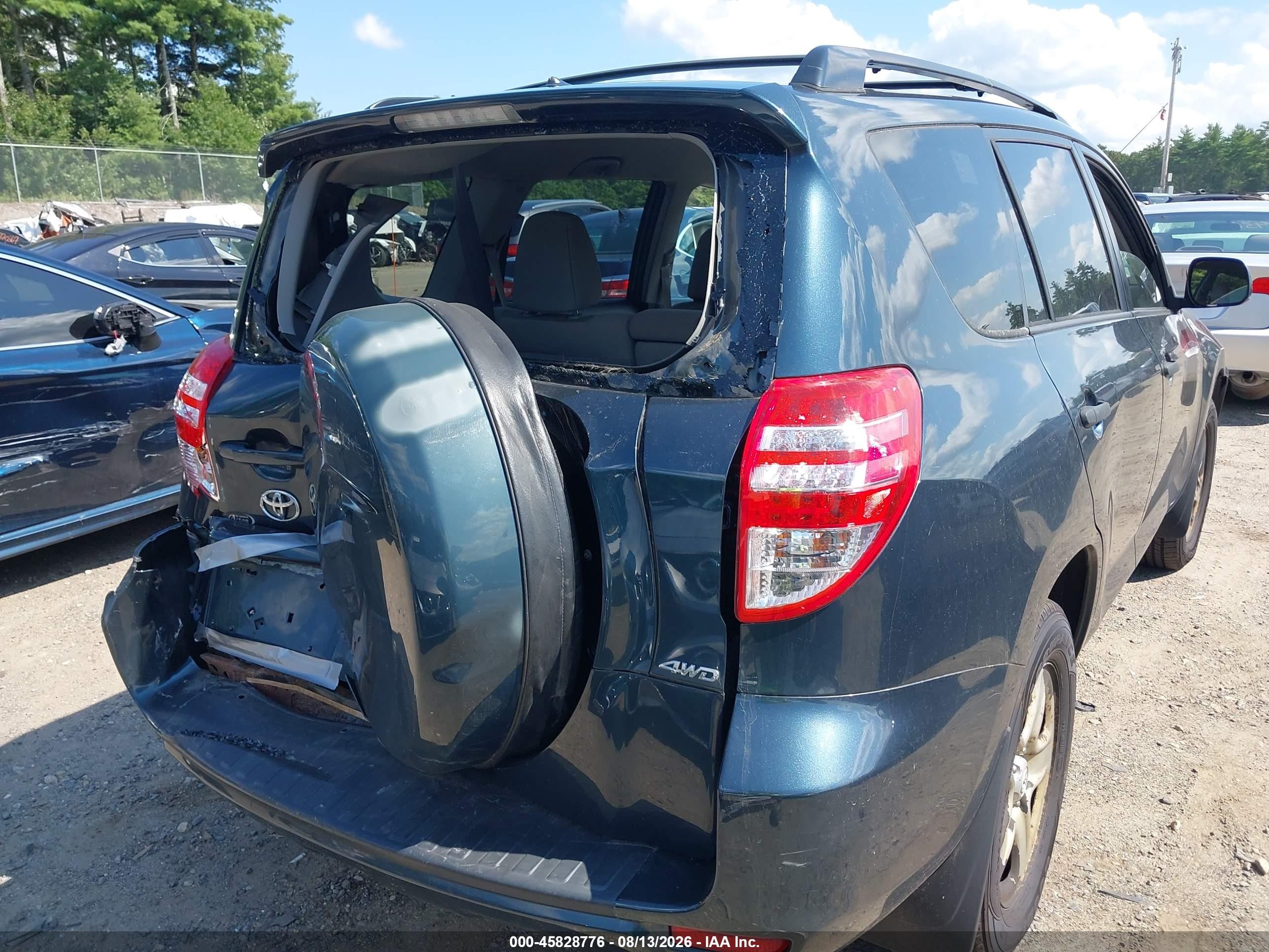 2011 Toyota Rav4   Синий vin: 2T3BF4DV0BW159586