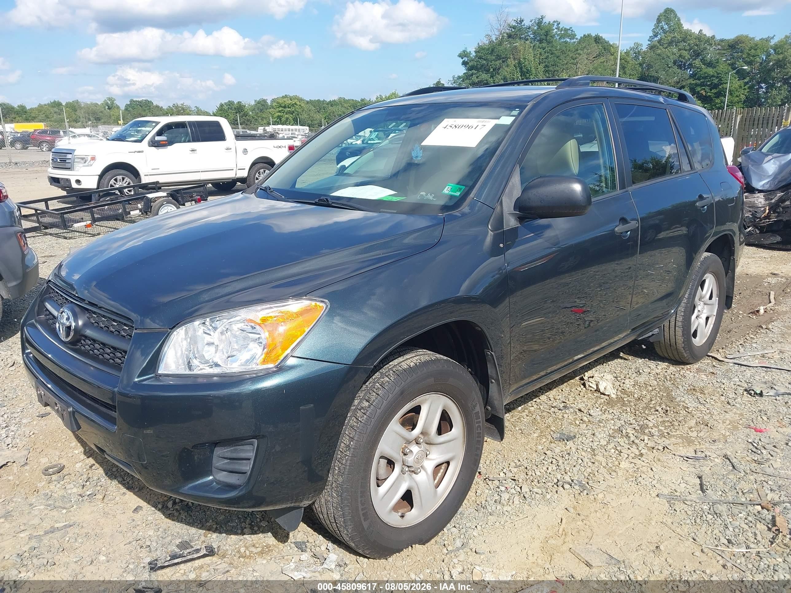 2011 Toyota Rav4   Green vin: 2T3BF4DV0BW176470