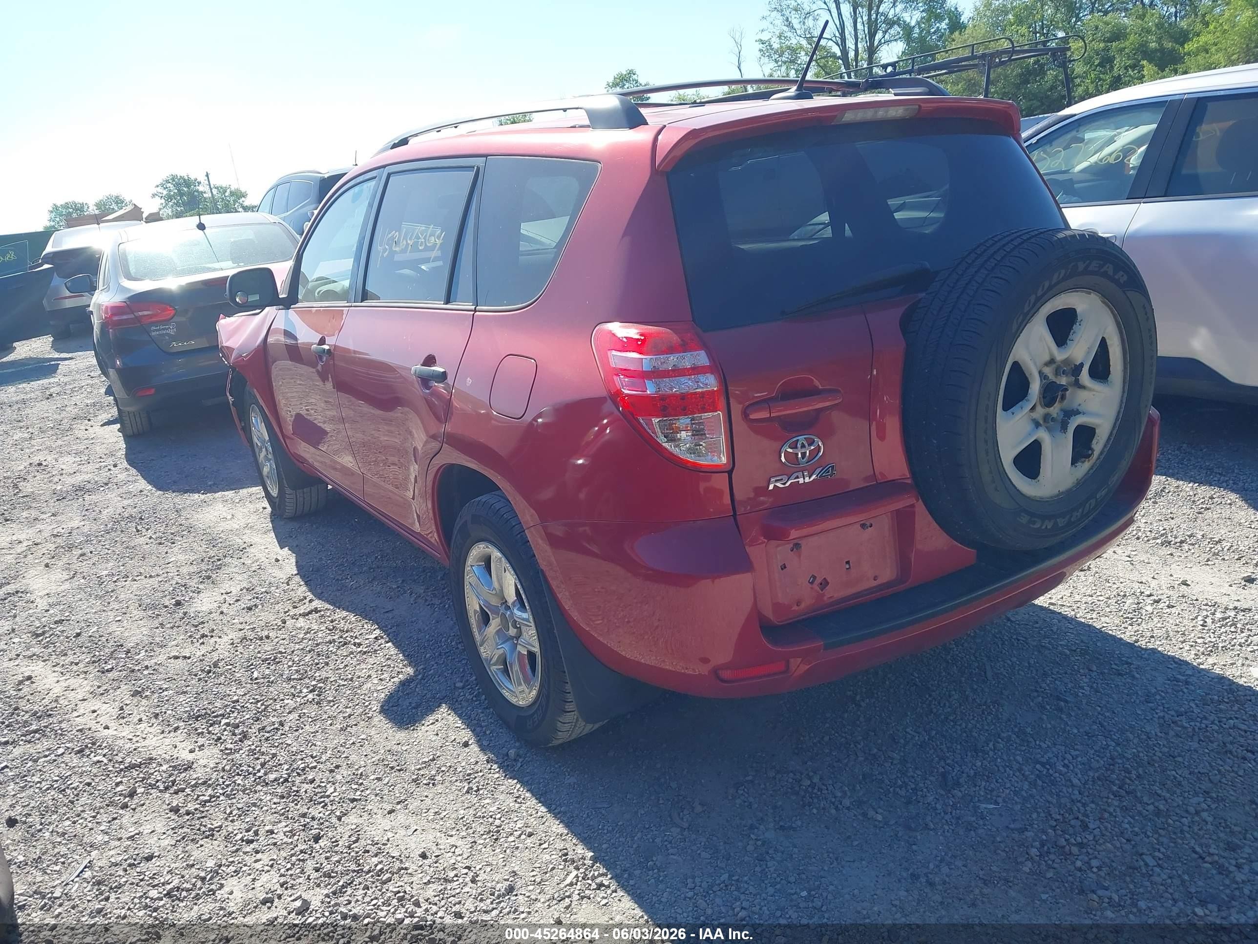 2012 Toyota Rav4   Red vin: 2T3BF4DV0CW225524