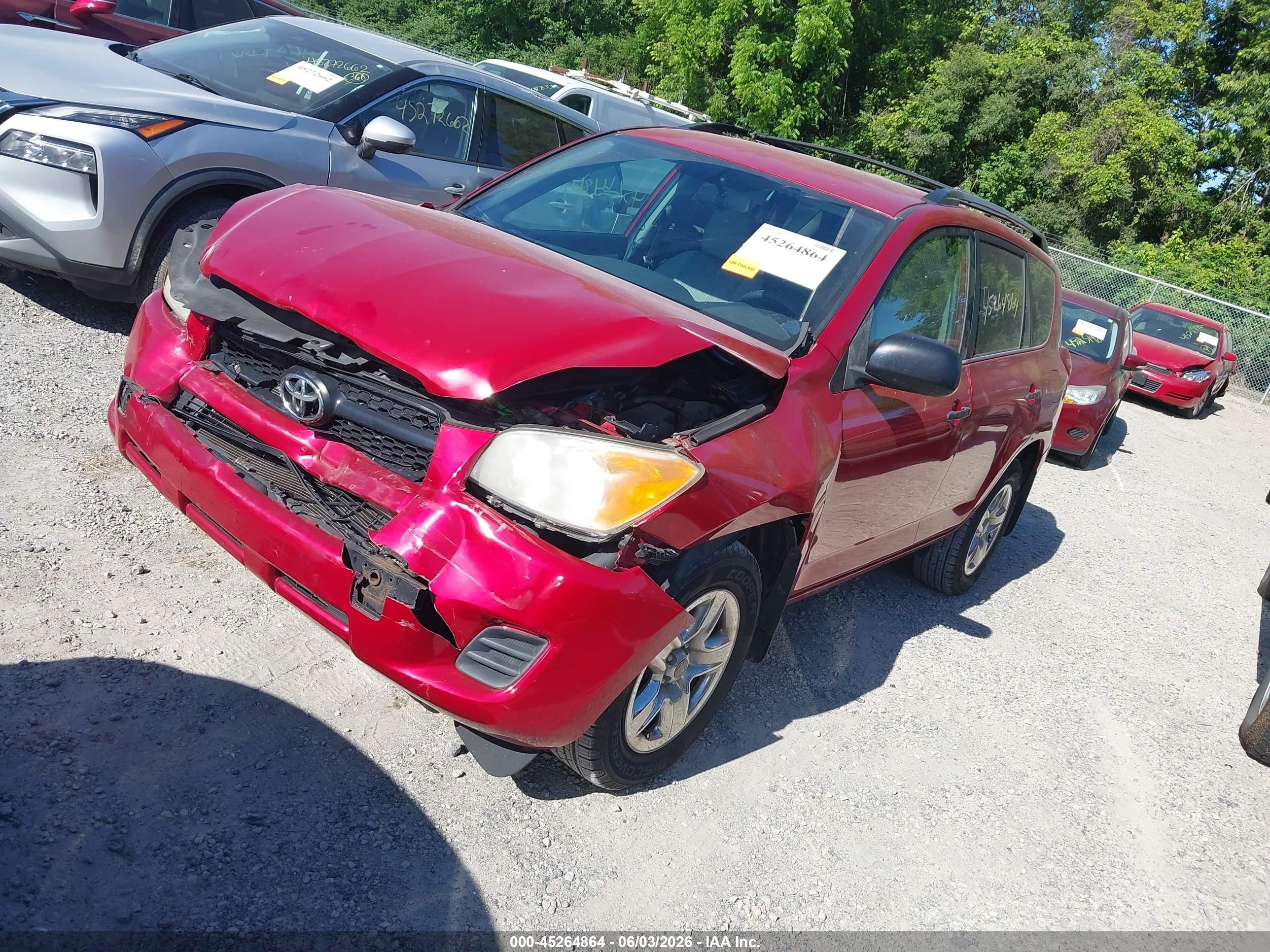 2012 Toyota Rav4   Red vin: 2T3BF4DV0CW225524