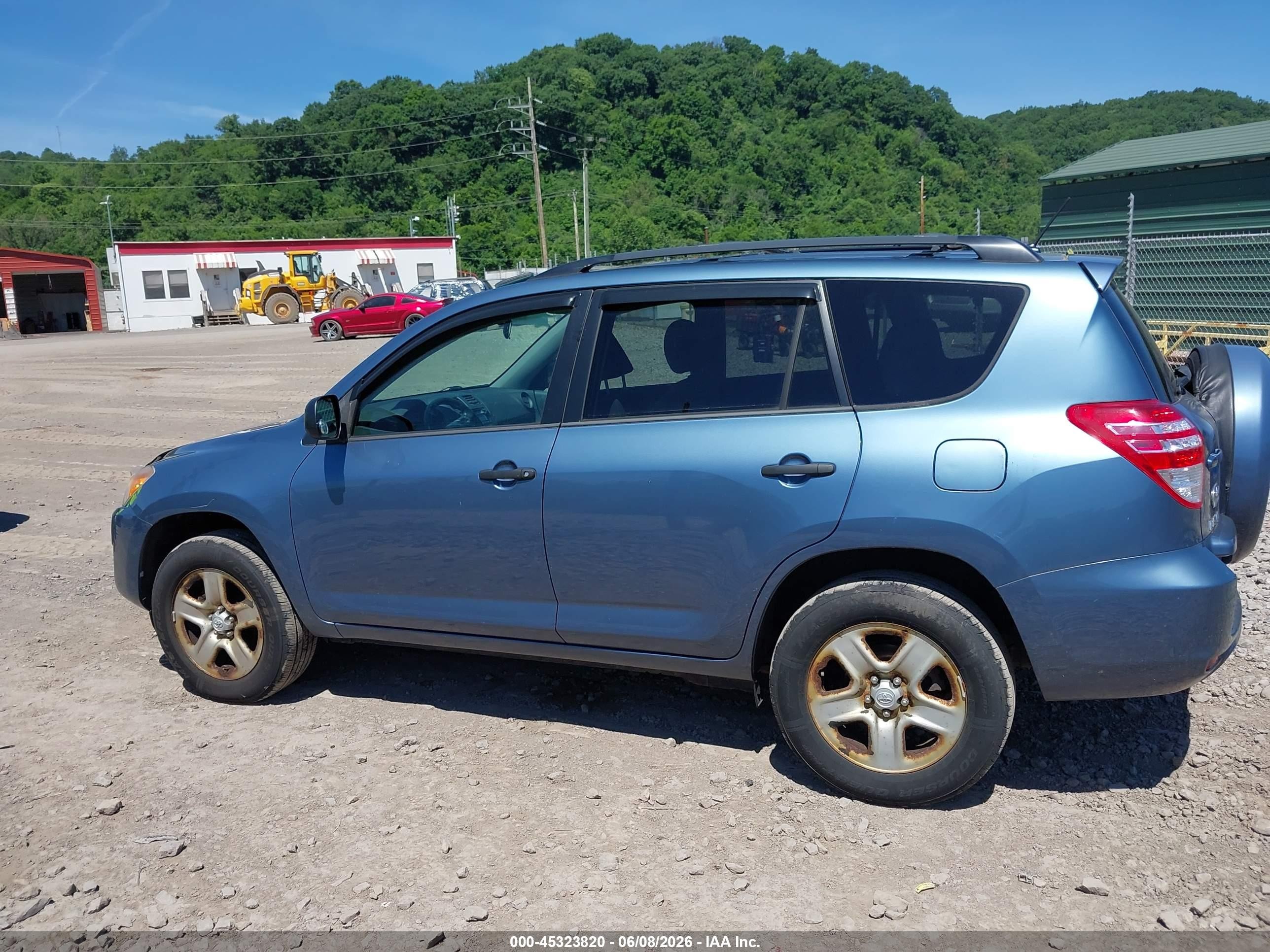 2012 Toyota Rav4   Light Blue vin: 2T3BF4DV0CW256918