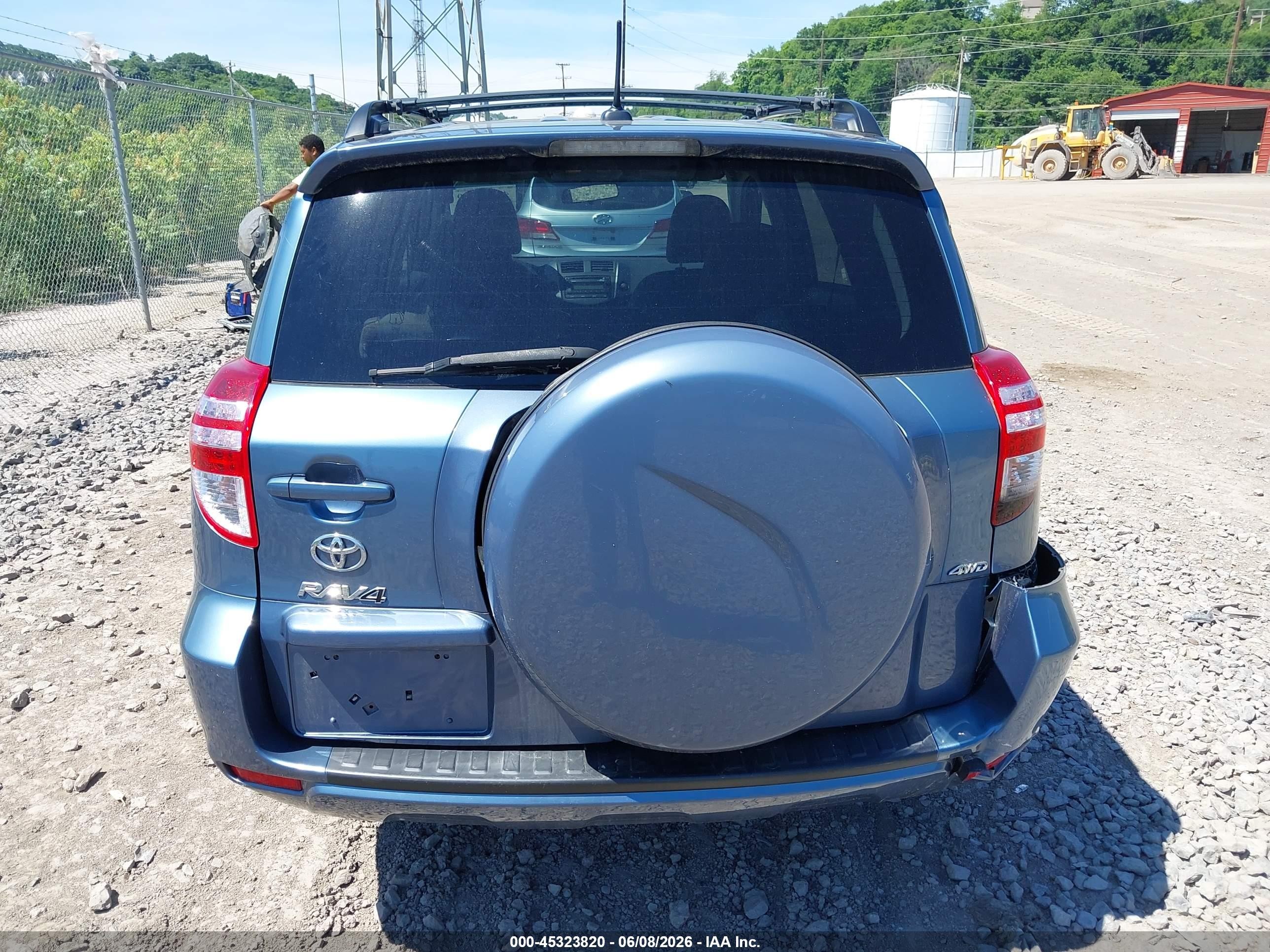 2012 Toyota Rav4   Light Blue vin: 2T3BF4DV0CW256918