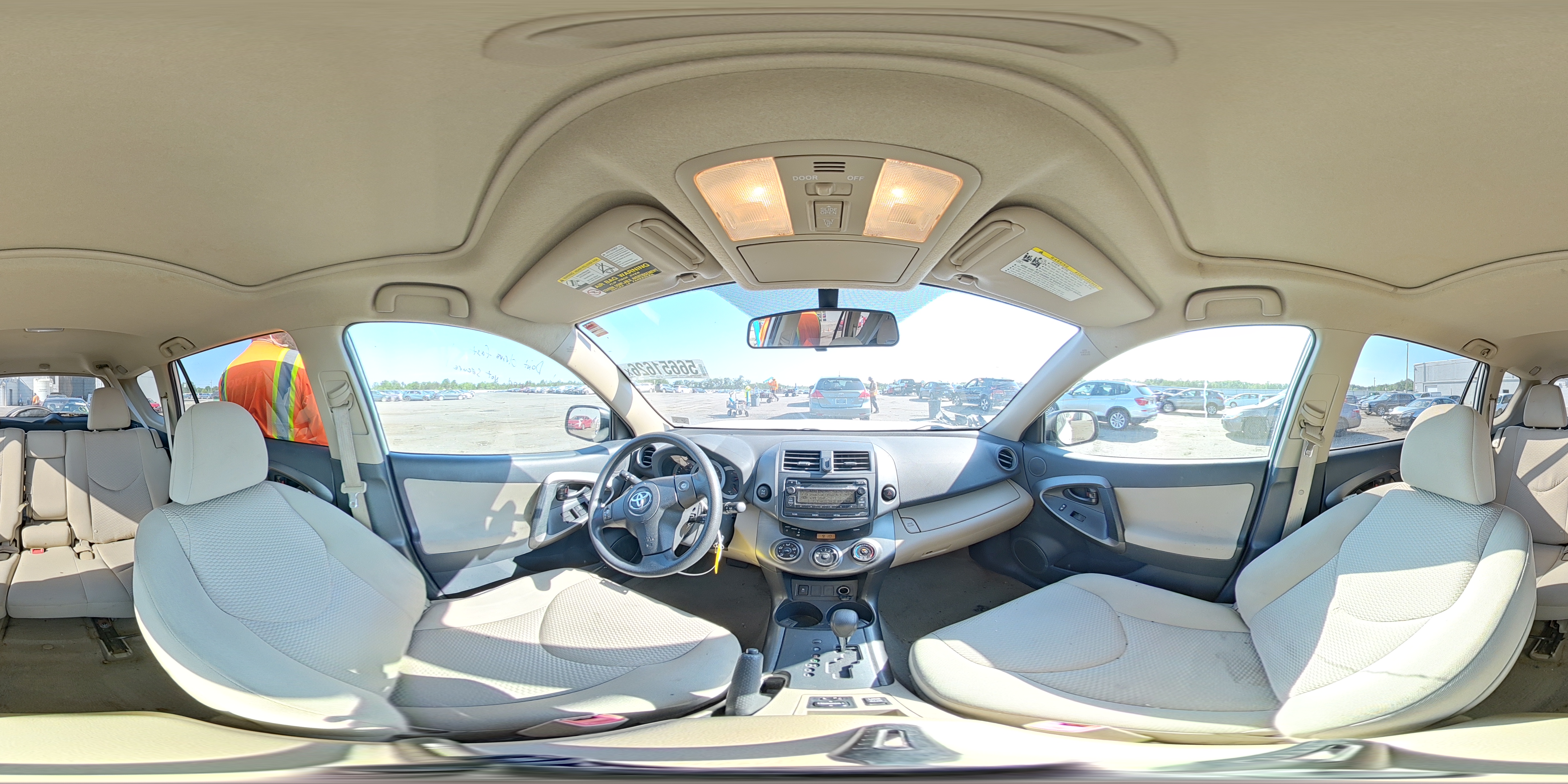 2012 Toyota Rav4 Base White vin: 2T3BF4DV0CW258815