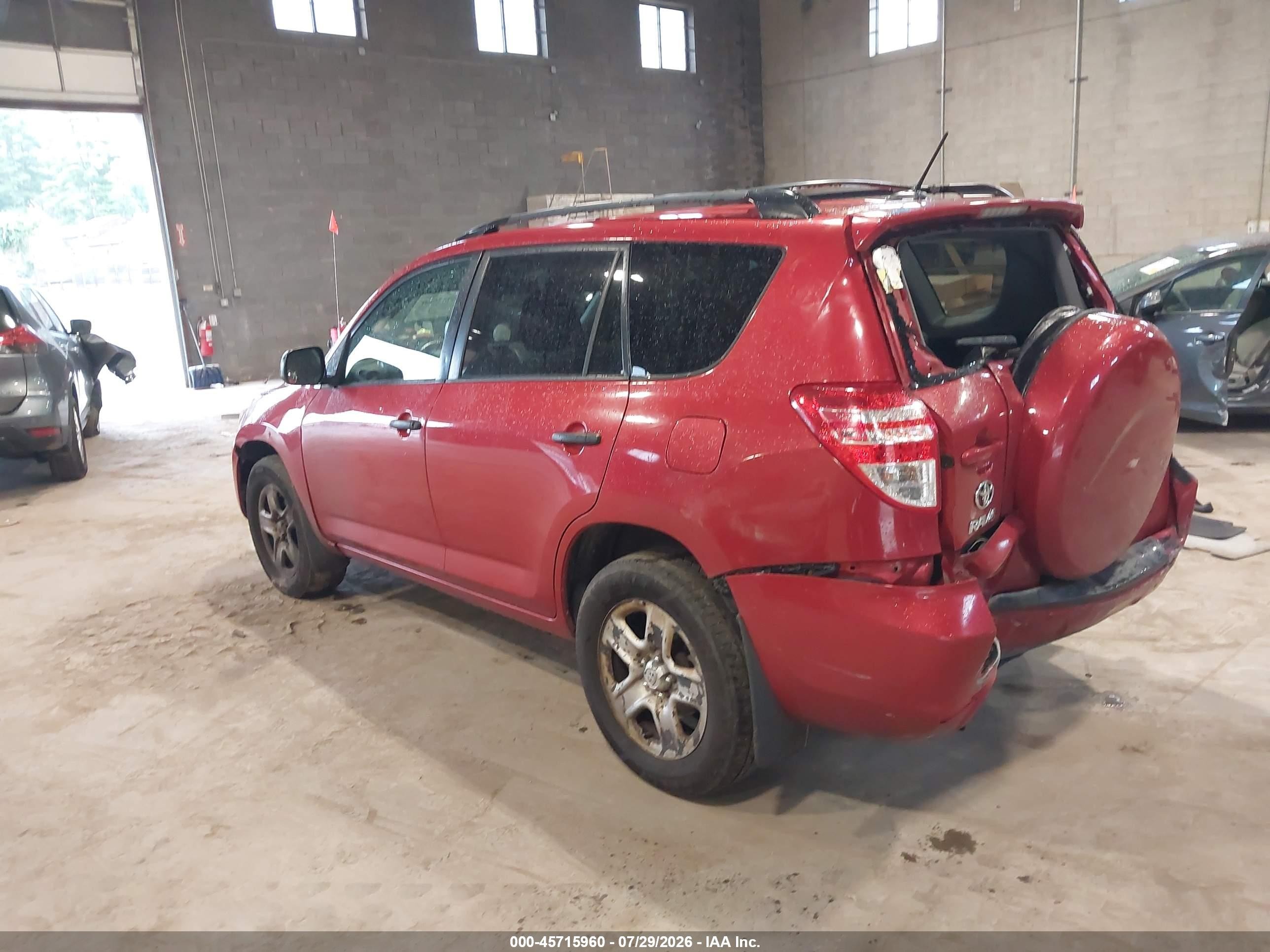 2010 Toyota Rav4   Red vin: 2T3BF4DV1AW063898