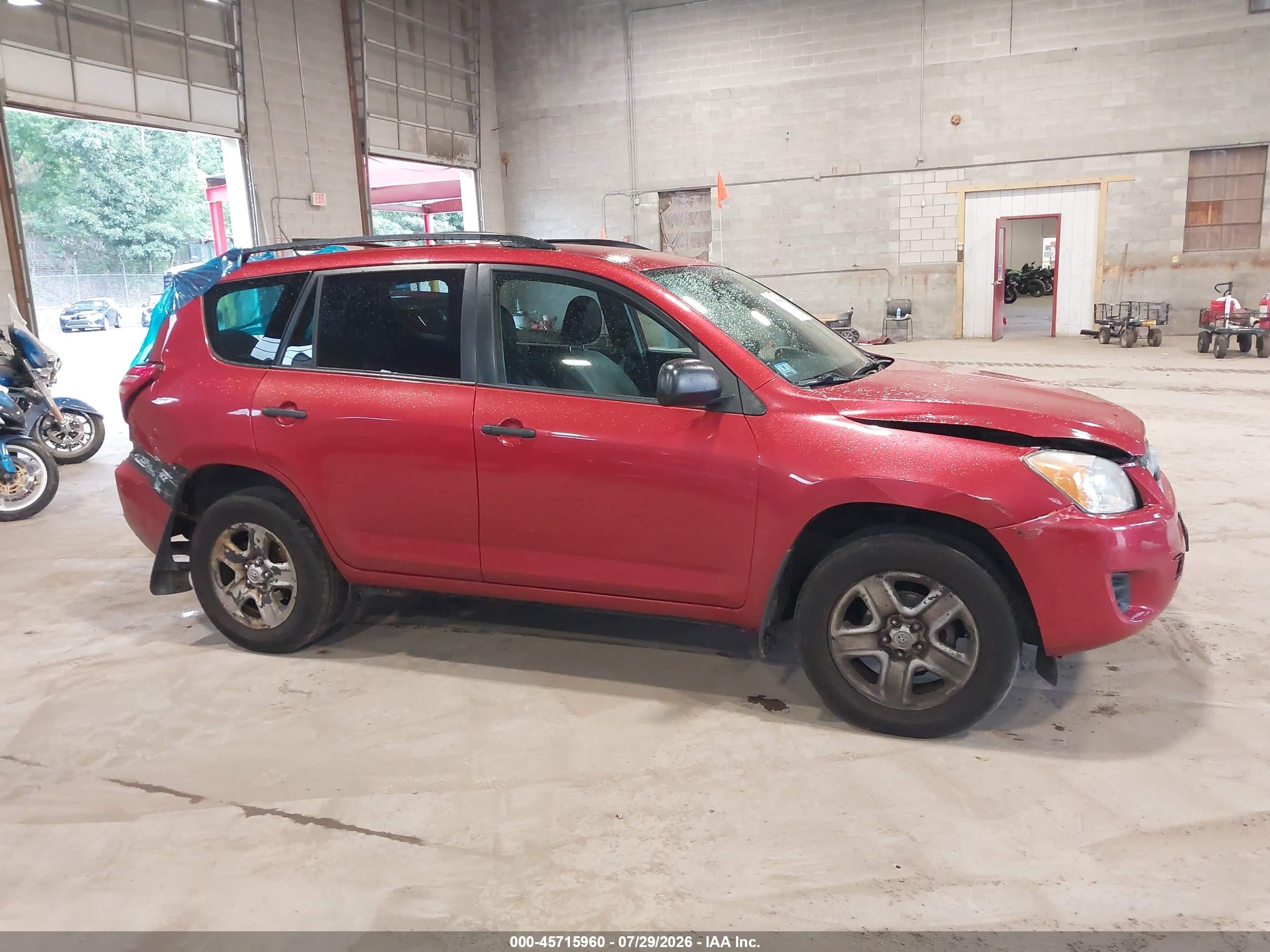 2010 Toyota Rav4   Red vin: 2T3BF4DV1AW063898