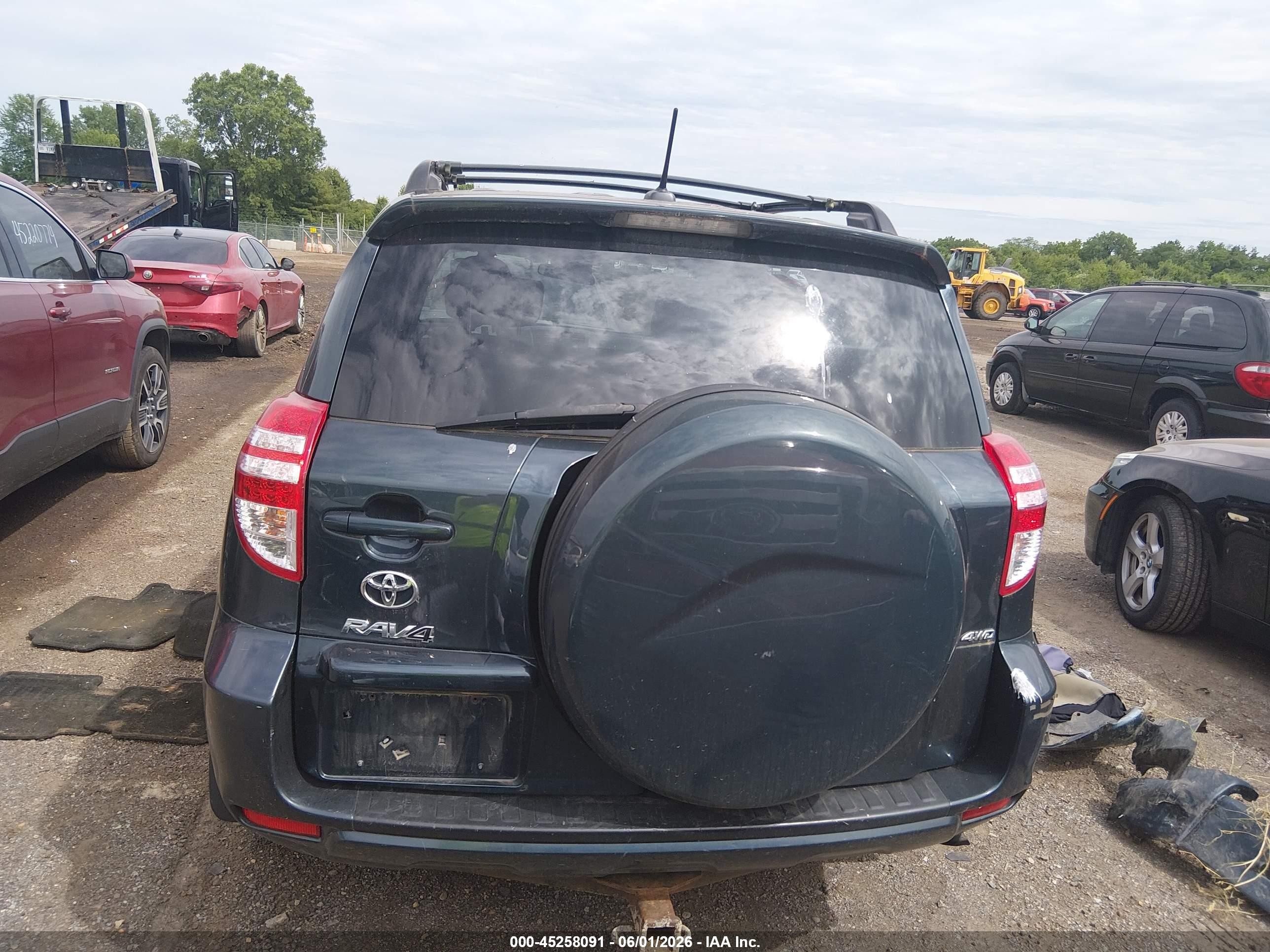 2011 Toyota Rav4   Blue vin: 2T3BF4DV1BW090004