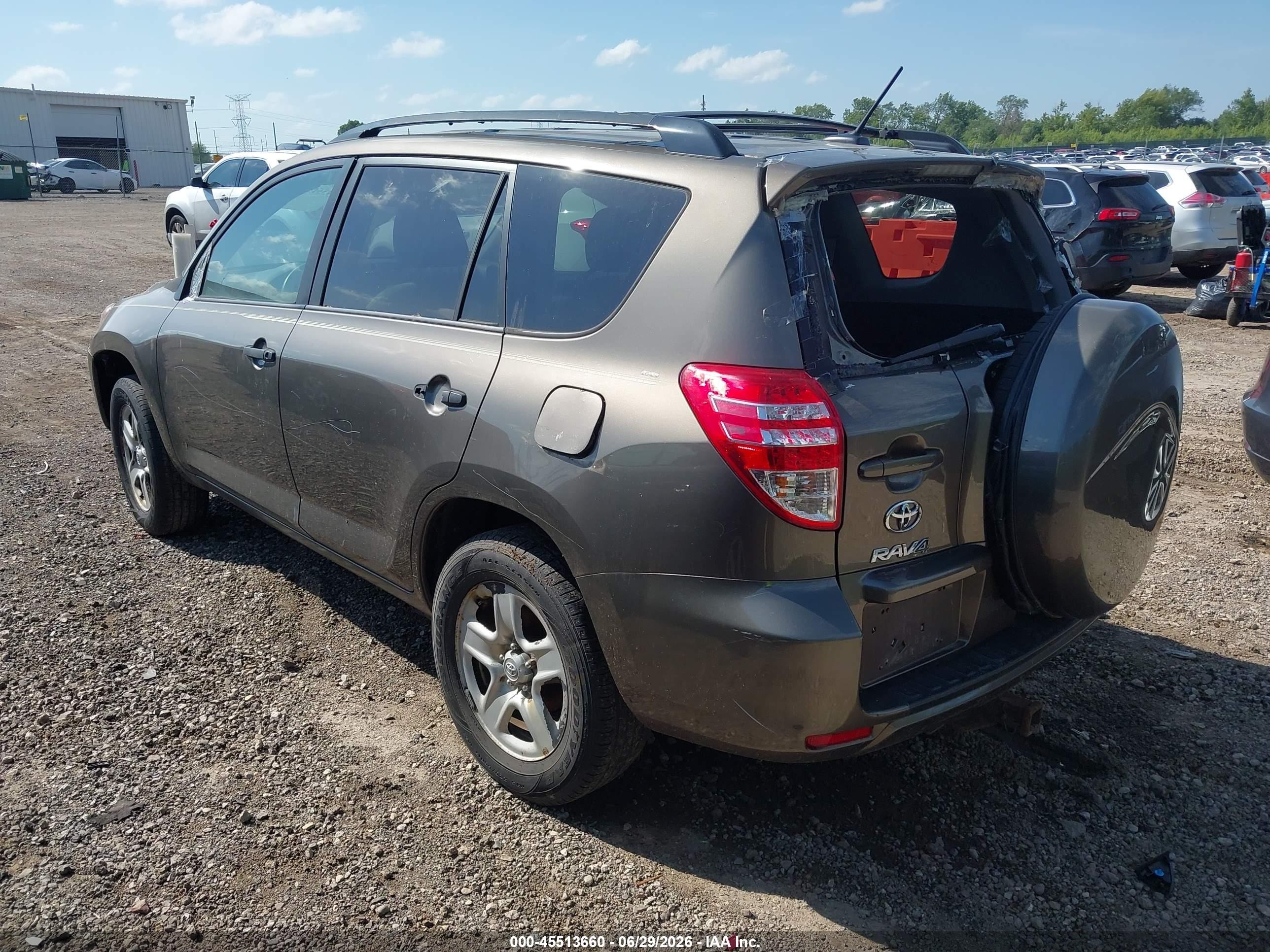 2011 Toyota Rav4   Серый vin: 2T3BF4DV1BW094666