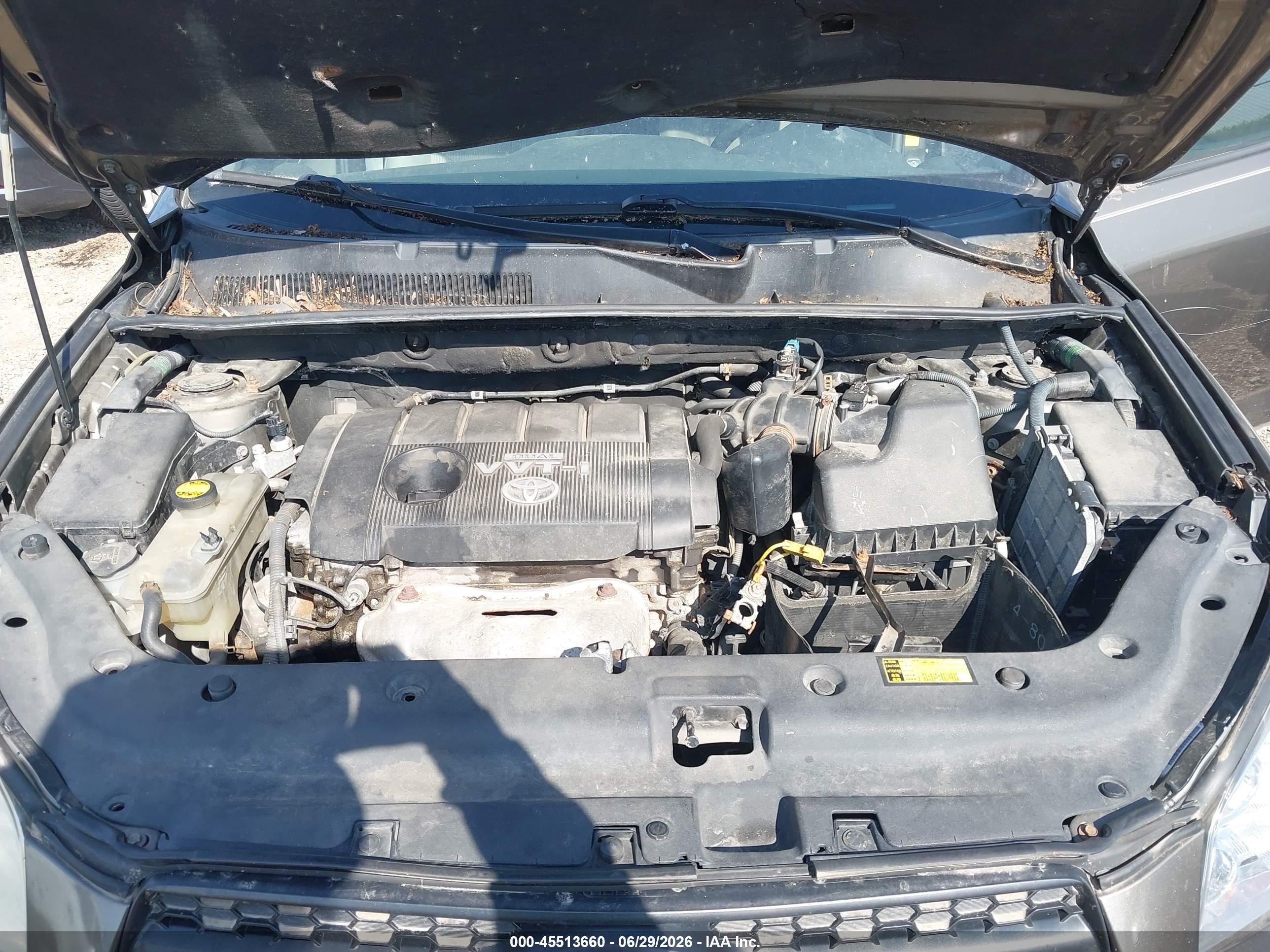 2011 Toyota Rav4   Серый vin: 2T3BF4DV1BW094666
