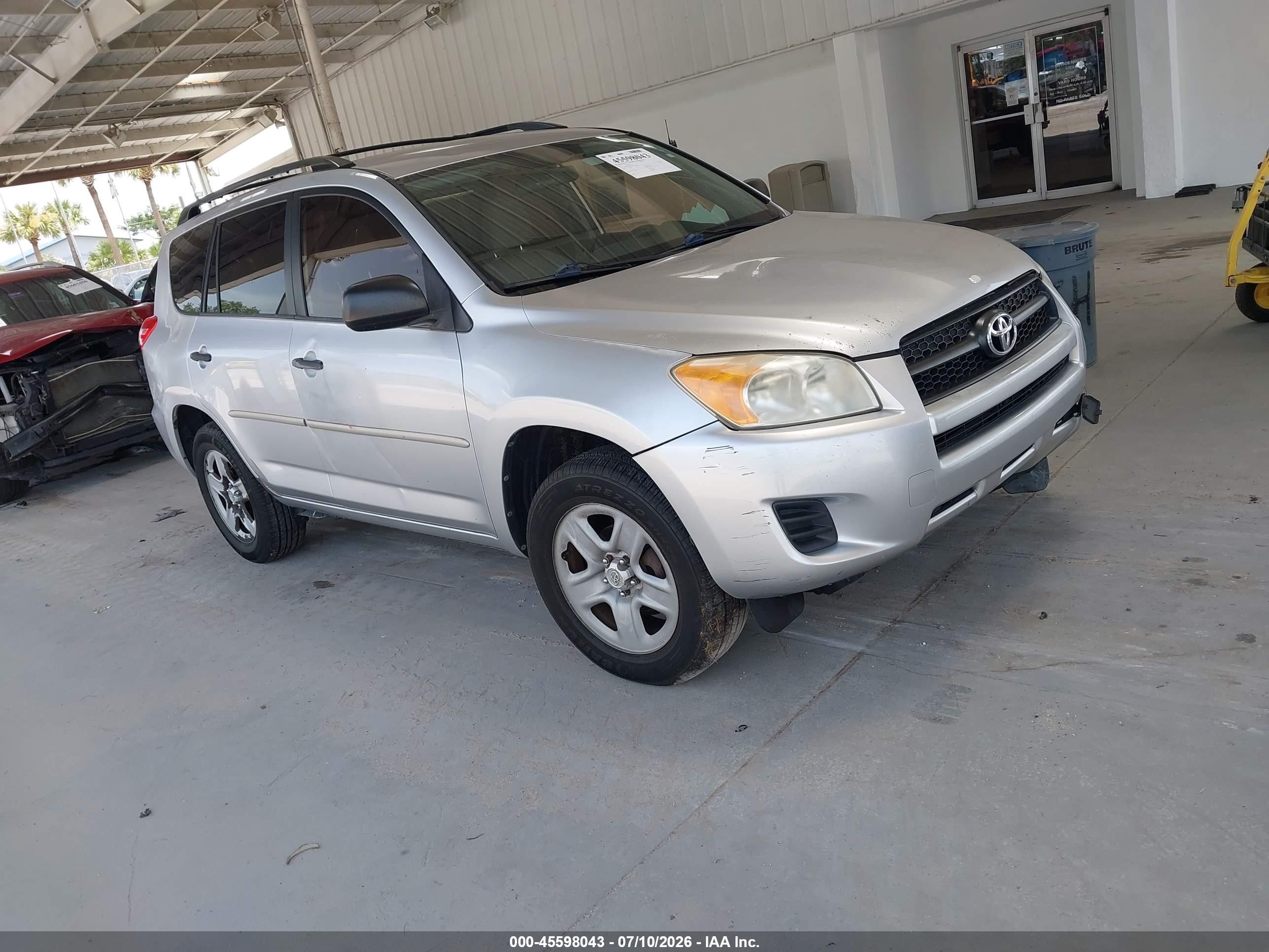 2011 Toyota Rav4   Silver vin: 2T3BF4DV1BW101826