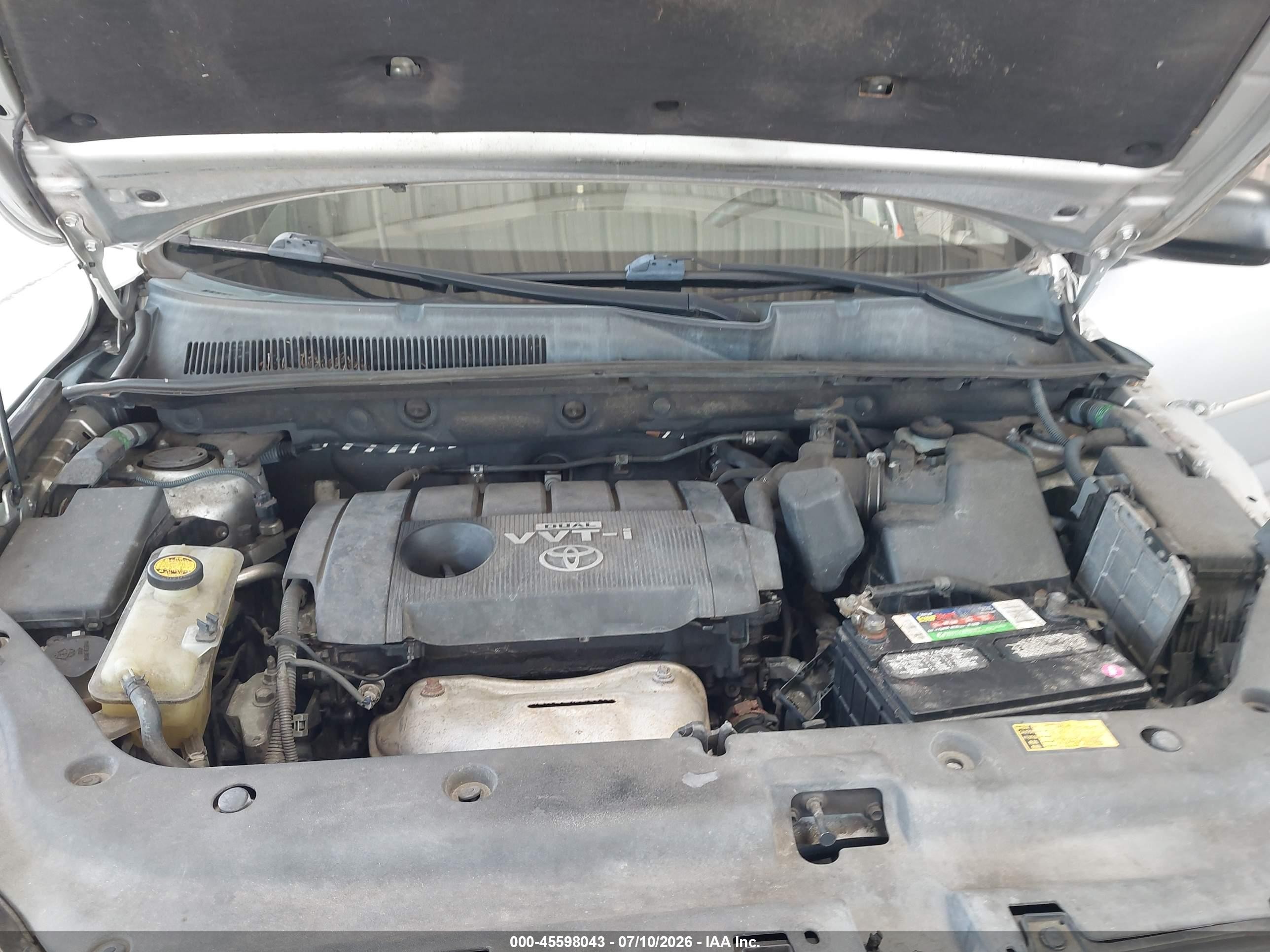 2011 Toyota Rav4   Silver vin: 2T3BF4DV1BW101826