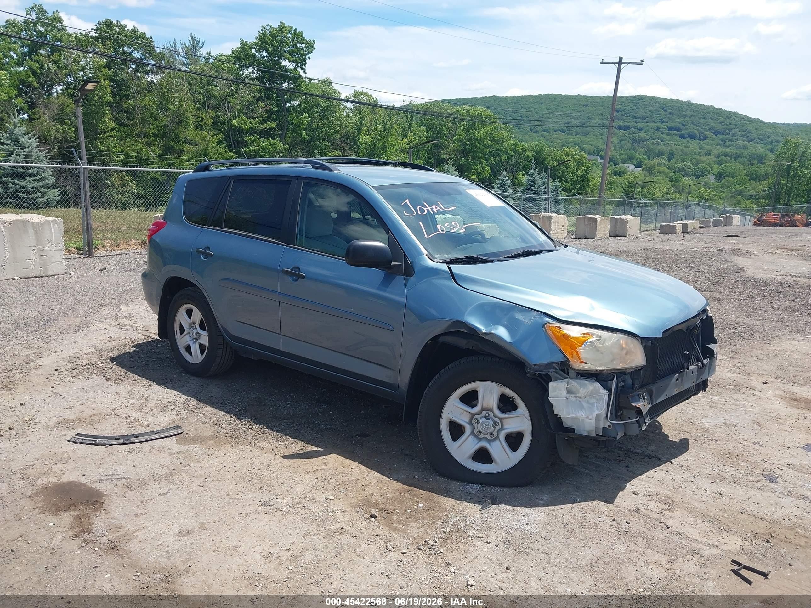 2011 Toyota Rav4   Light Blue vin: 2T3BF4DV1BW103267