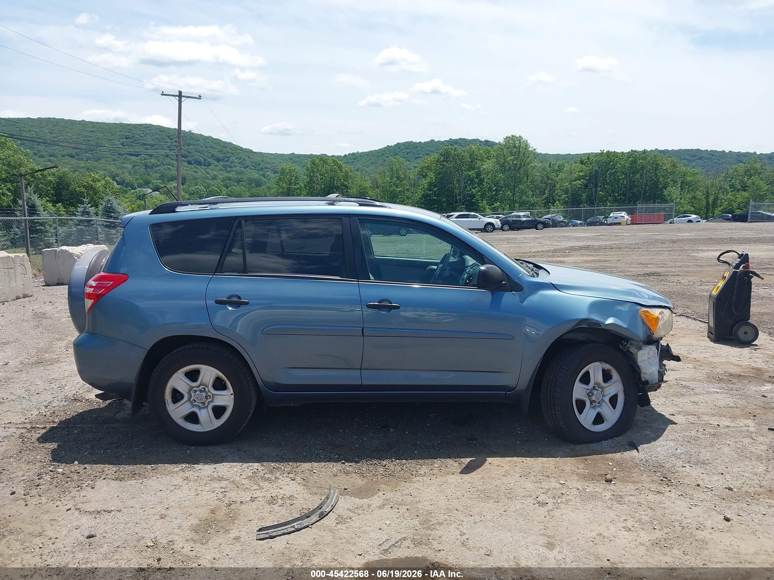 2011 Toyota Rav4   Light Blue vin: 2T3BF4DV1BW103267
