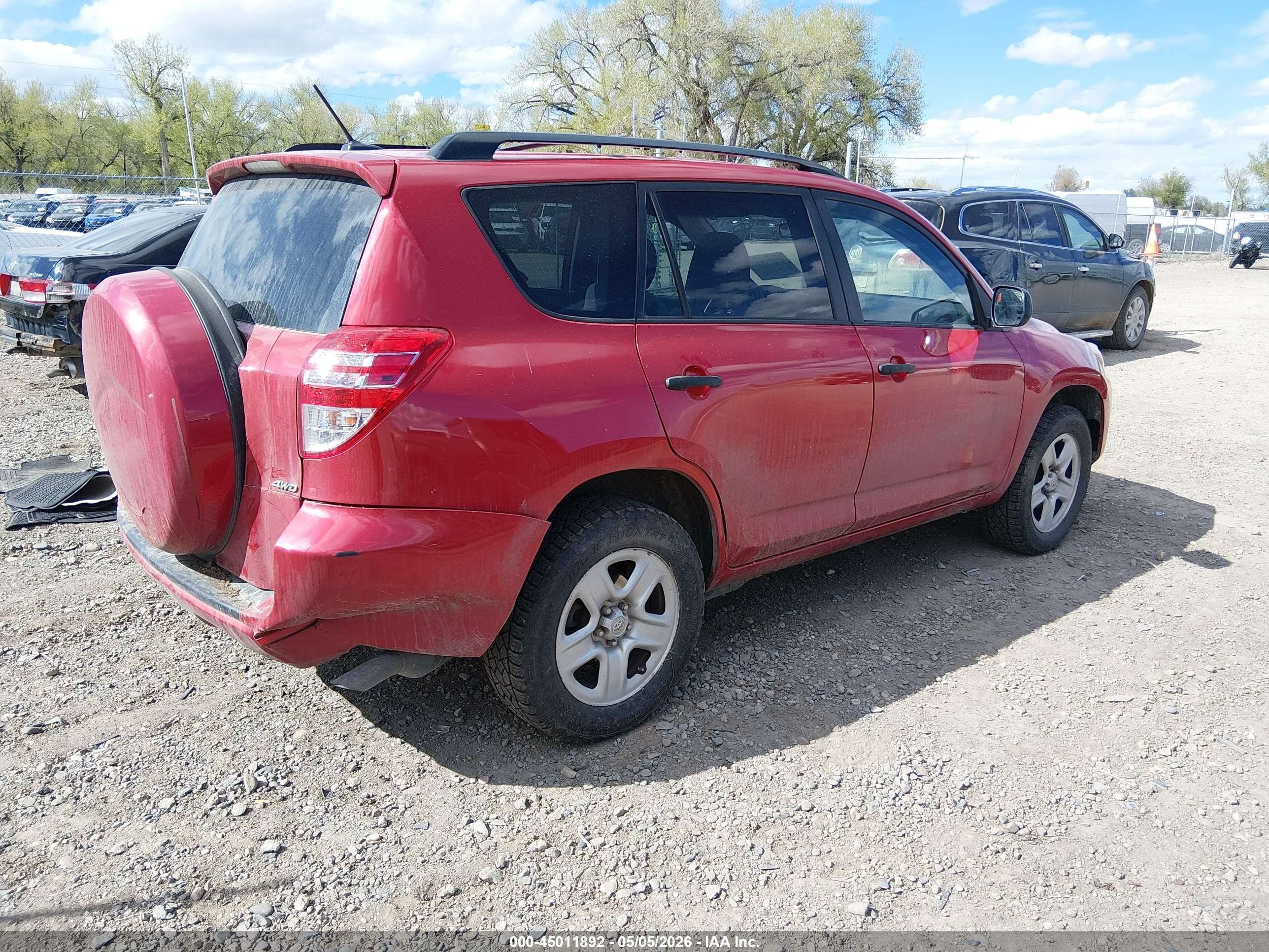 2011 Toyota Rav4   Красный vin: 2T3BF4DV1BW121560