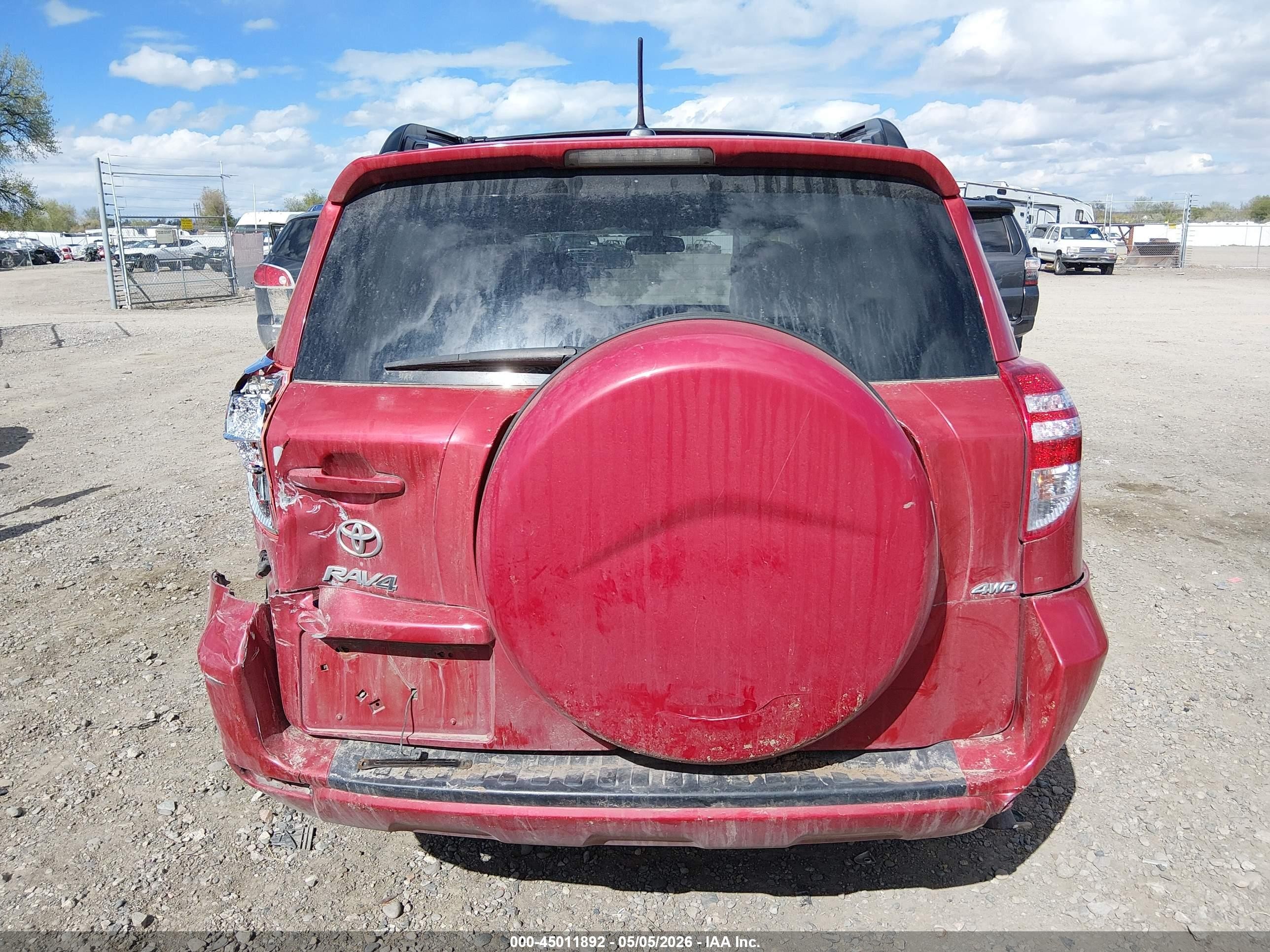 2011 Toyota Rav4   Красный vin: 2T3BF4DV1BW121560