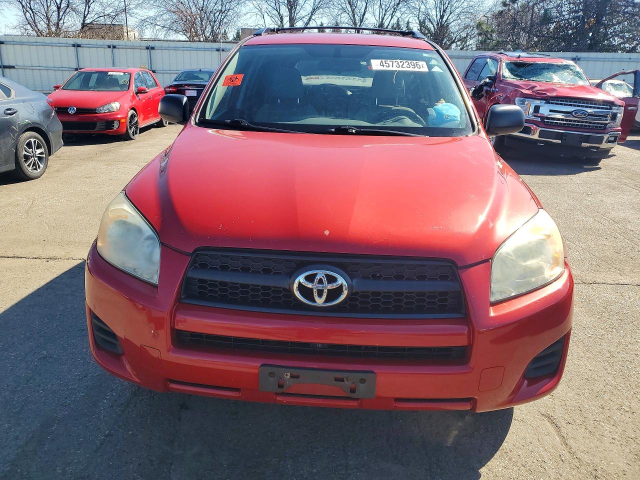2011 Toyota Rav4 Base Red vin: 2T3BF4DV1BW135362