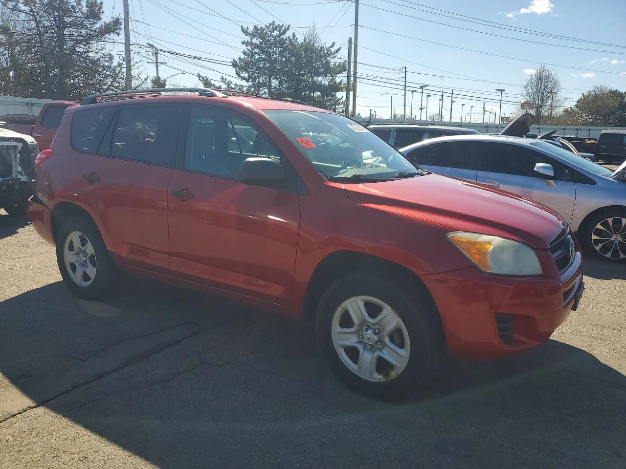 2011 Toyota Rav4 Base Red vin: 2T3BF4DV1BW135362