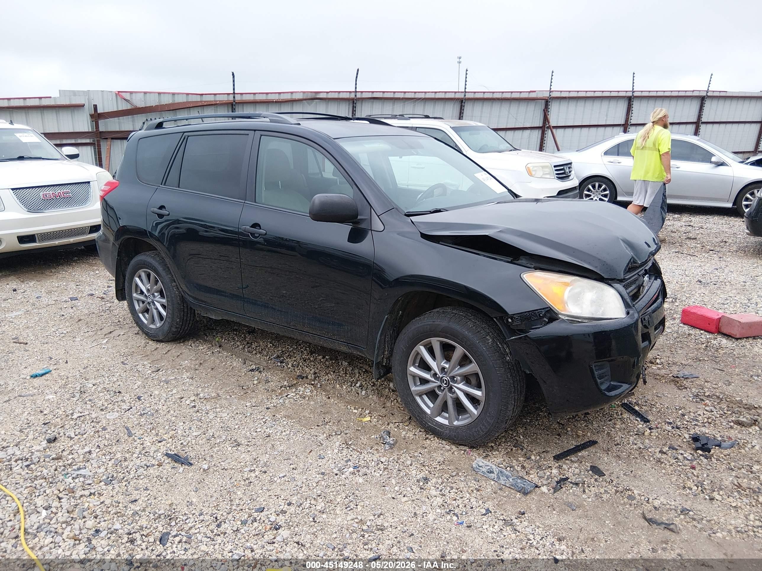 2011 Toyota Rav4   Black vin: 2T3BF4DV1BW140691