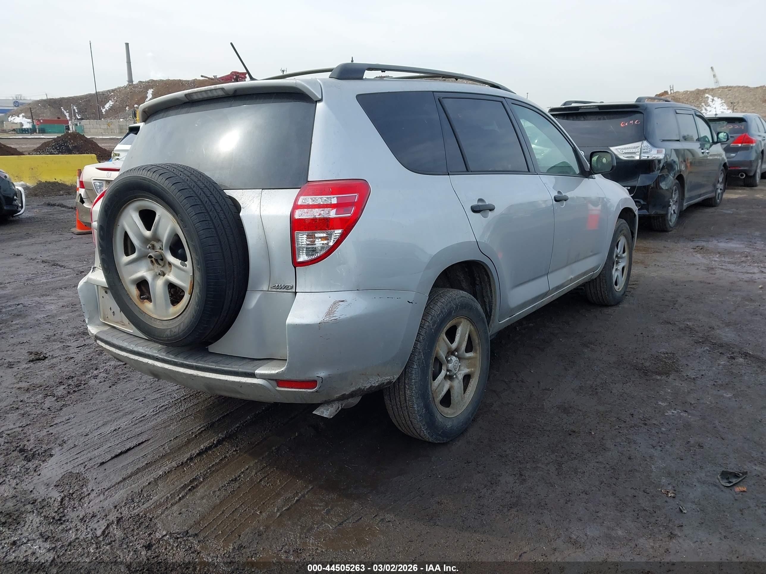 2011 Toyota Rav4   Silver vin: 2T3BF4DV1BW169656