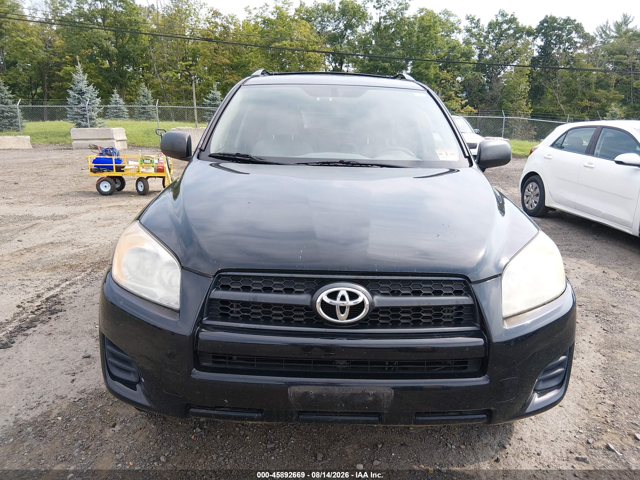 2011 Toyota Rav4   Черный vin: 2T3BF4DV1BW173836