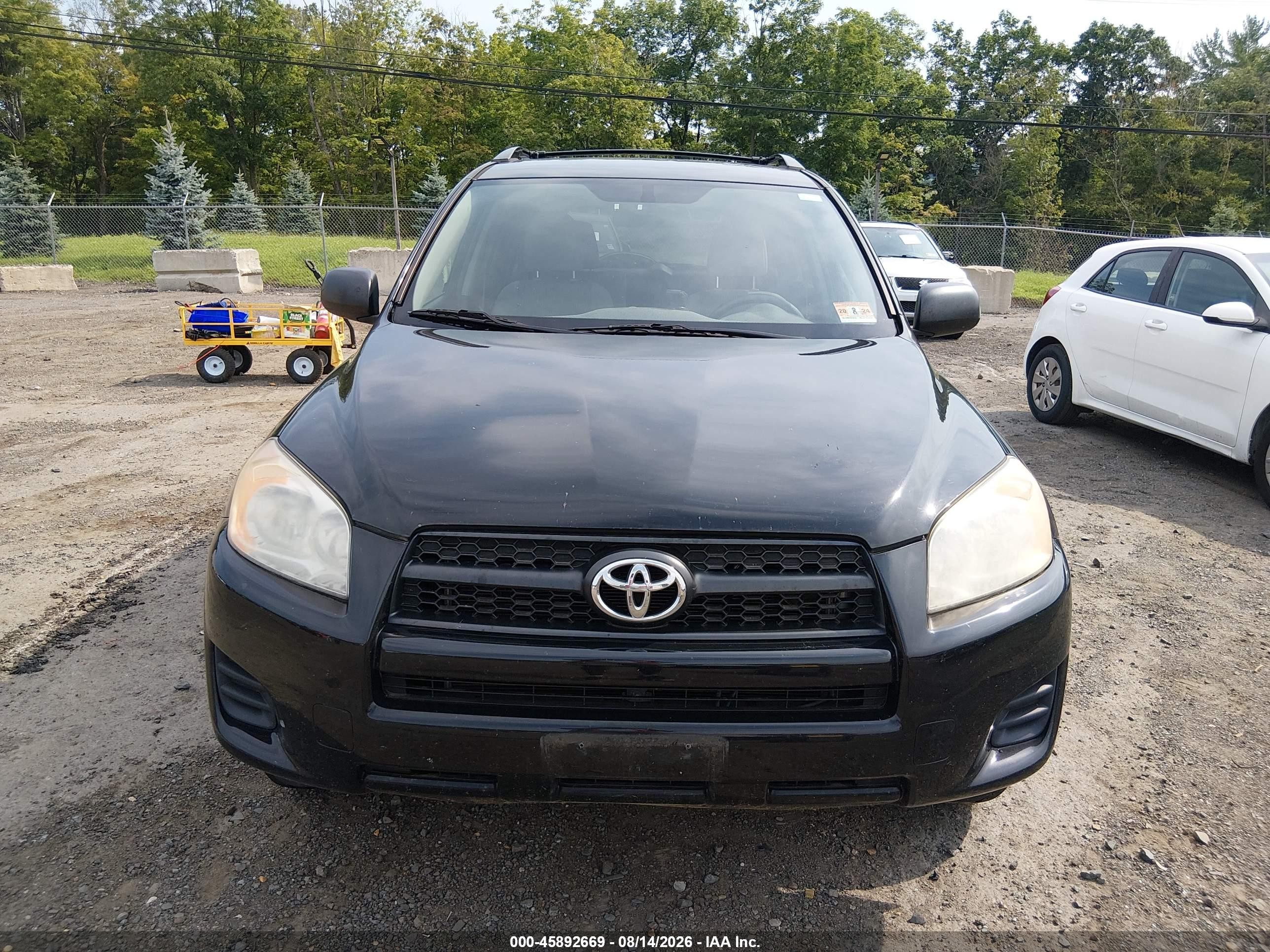2011 Toyota Rav4   Черный vin: 2T3BF4DV1BW173836