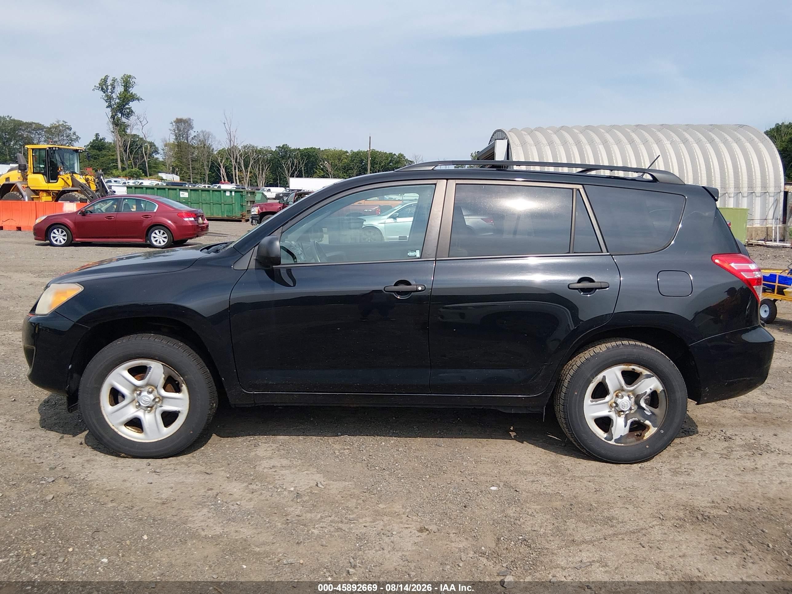 2011 Toyota Rav4   Черный vin: 2T3BF4DV1BW173836