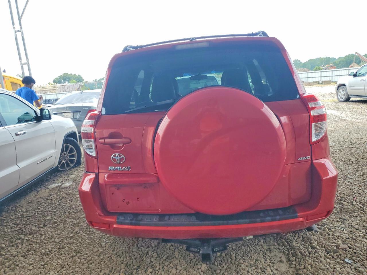 2012 Toyota Rav4 Base Red vin: 2T3BF4DV1CW193599