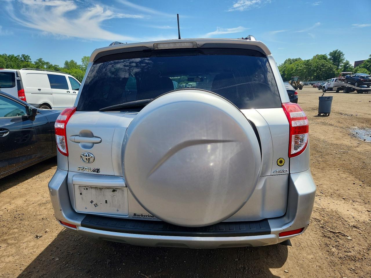 2012 Toyota Rav4 Base Silver vin: 2T3BF4DV1CW194655