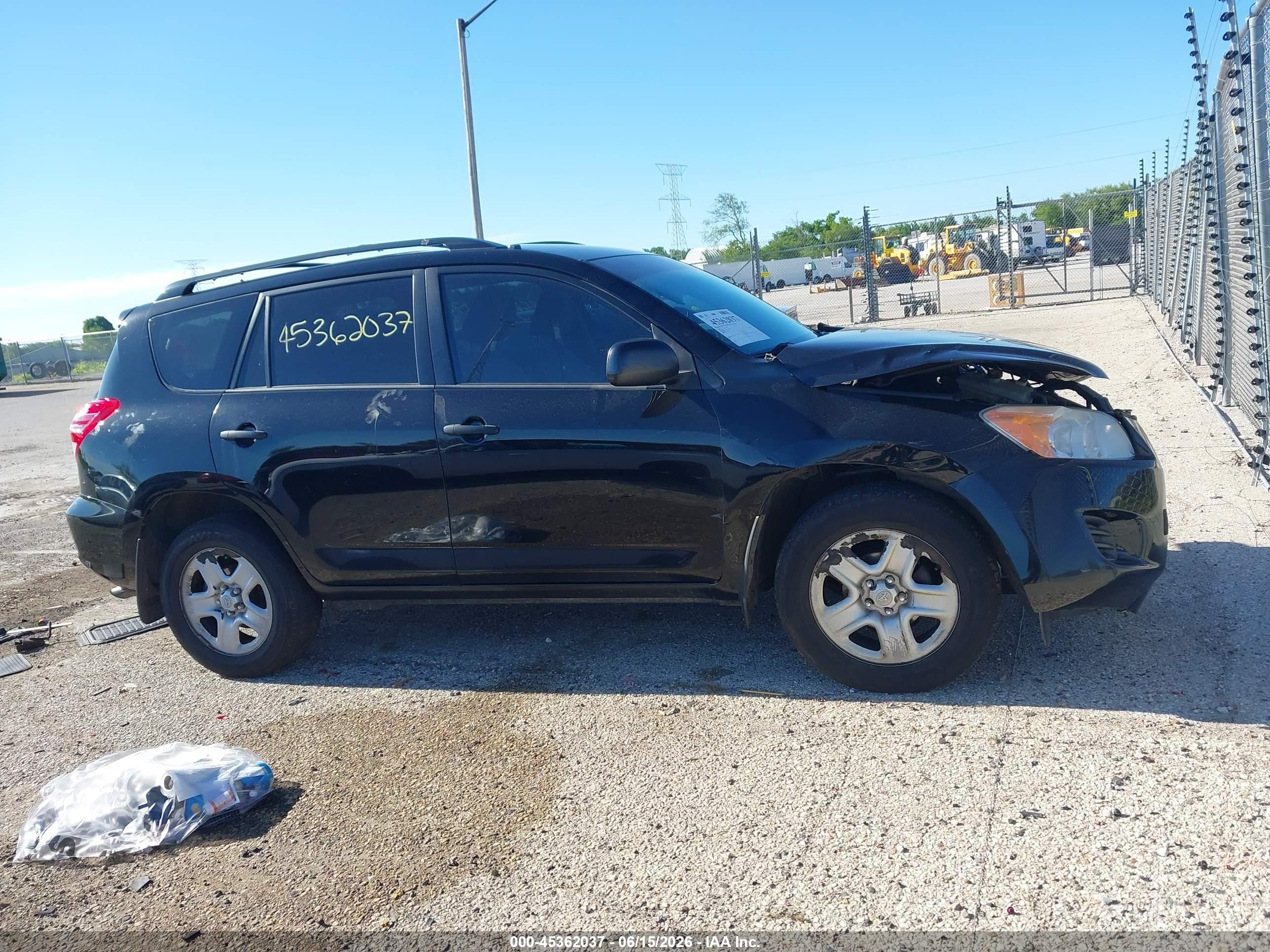 2012 Toyota Rav4 Black vin: 2T3BF4DV1CW209459