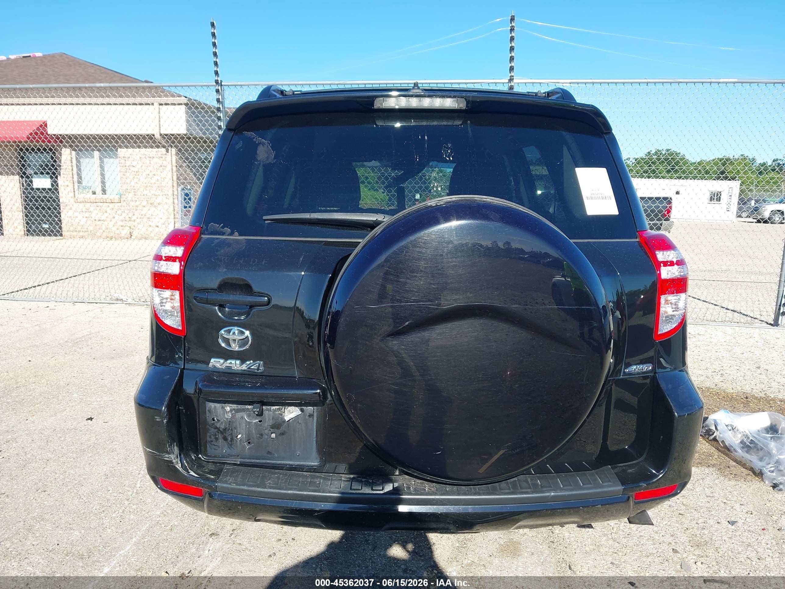 2012 Toyota Rav4 Black vin: 2T3BF4DV1CW209459