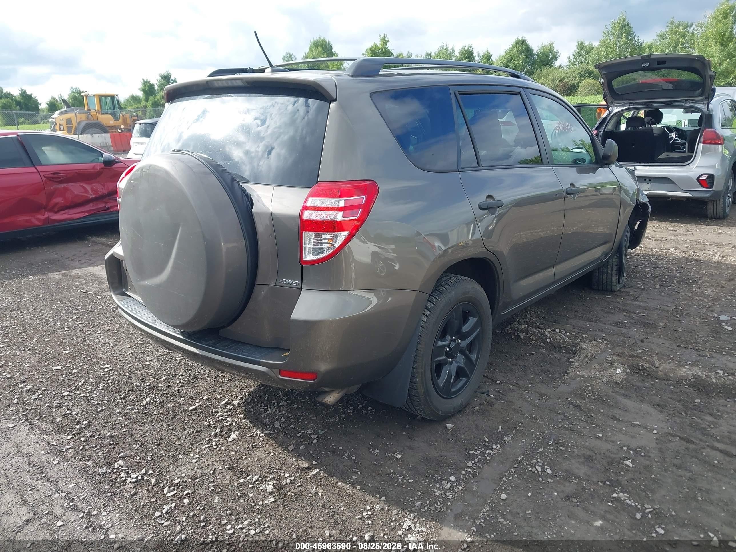 2012 Toyota Rav4   Gray vin: 2T3BF4DV1CW212670
