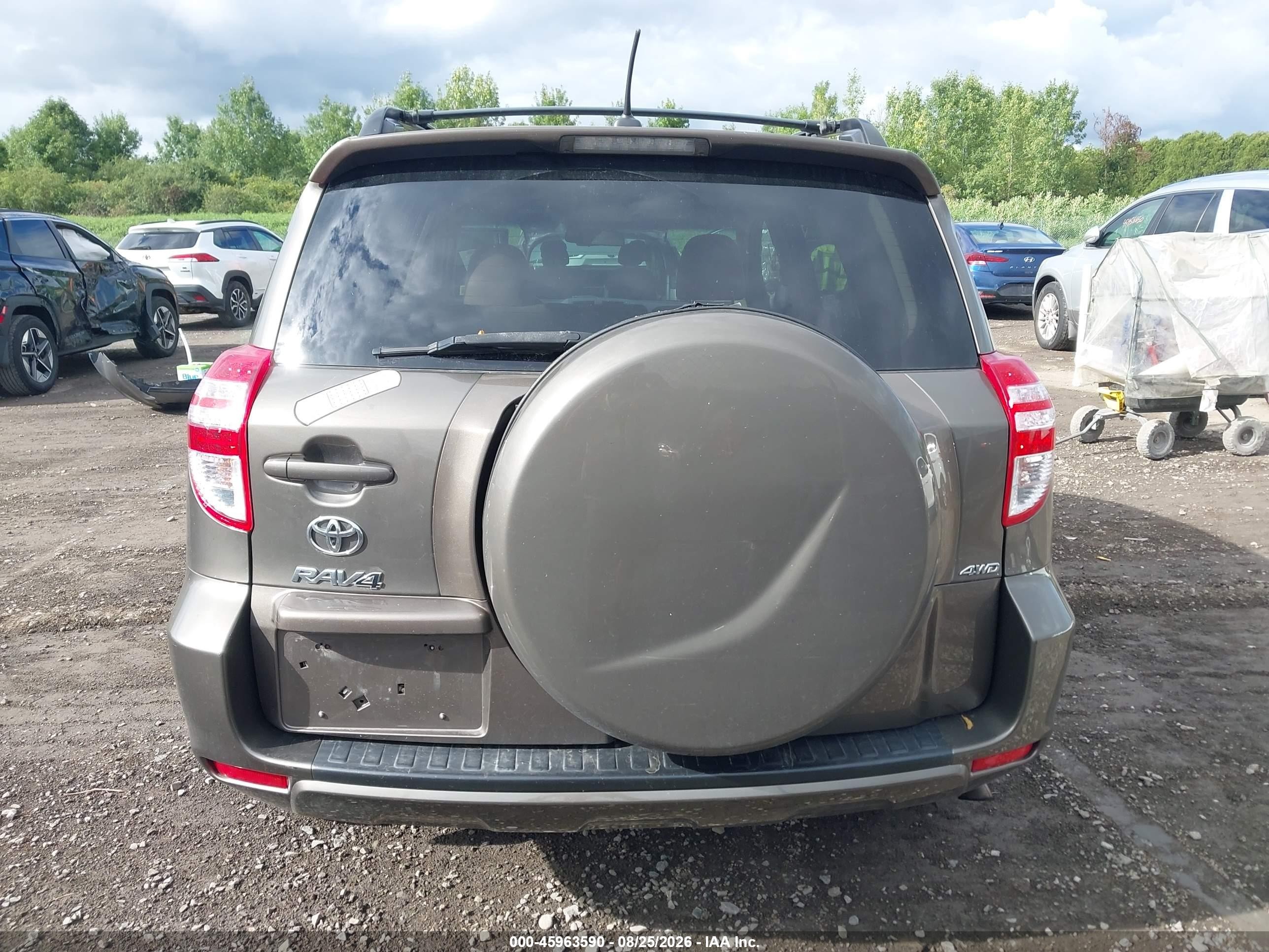 2012 Toyota Rav4   Gray vin: 2T3BF4DV1CW212670