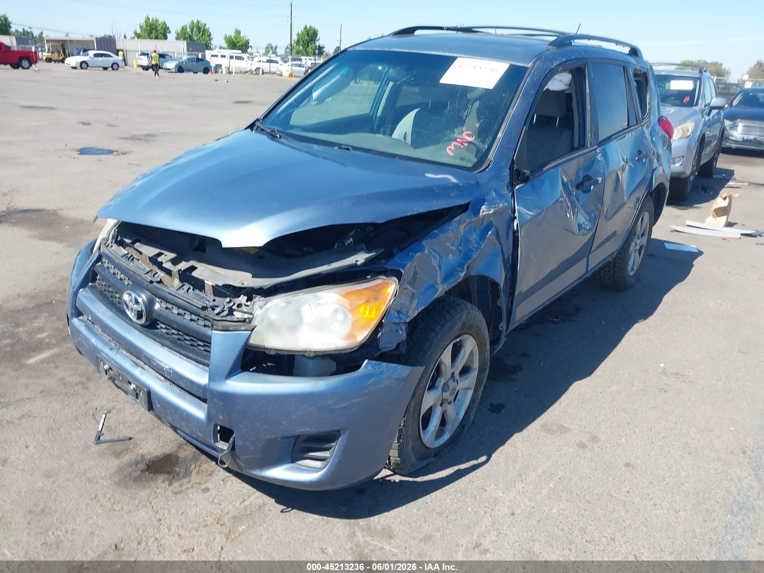 2012 Toyota Rav4   Light Blue vin: 2T3BF4DV1CW218226