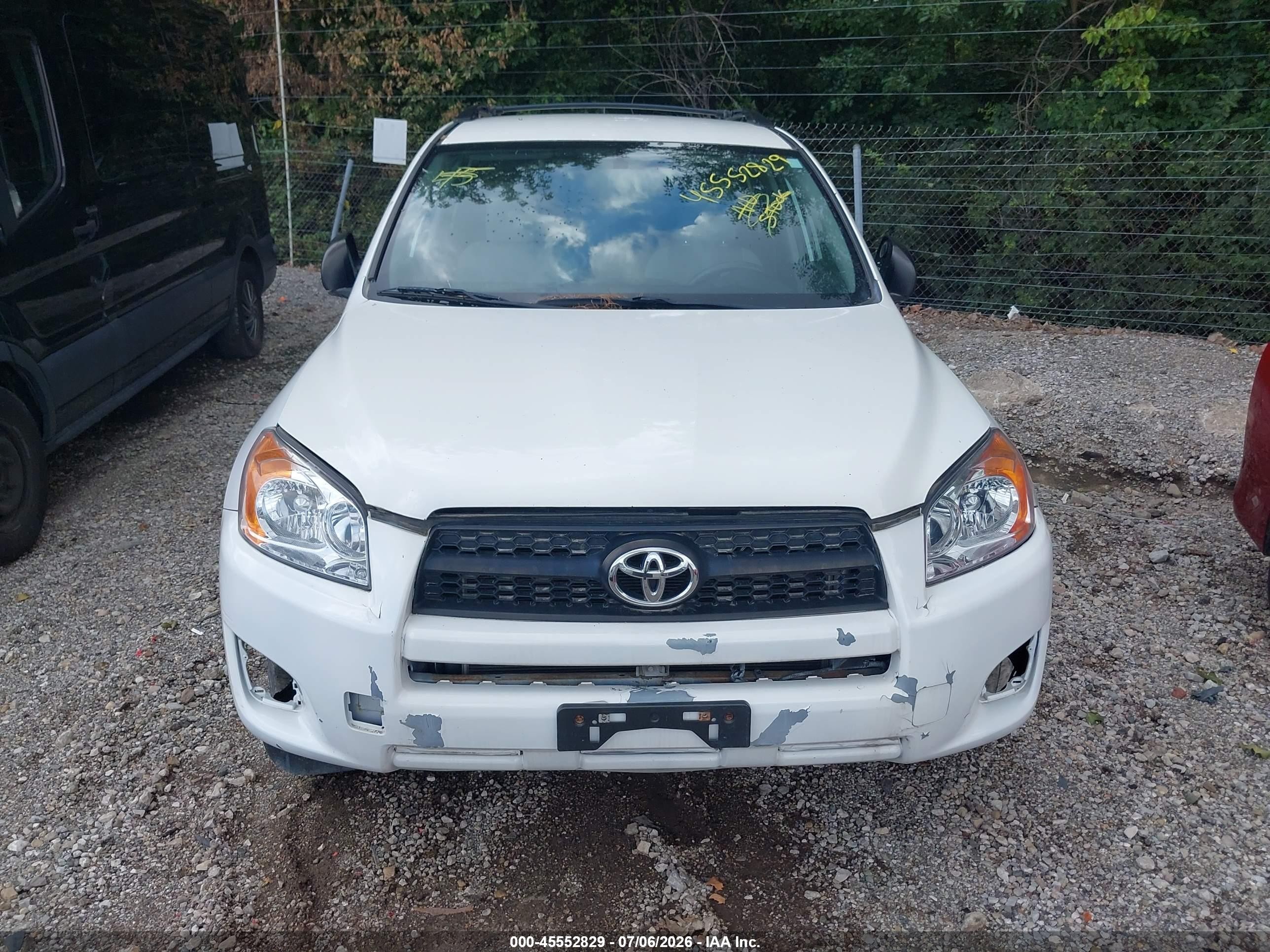 2012 Toyota Rav4   White vin: 2T3BF4DV1CW226276