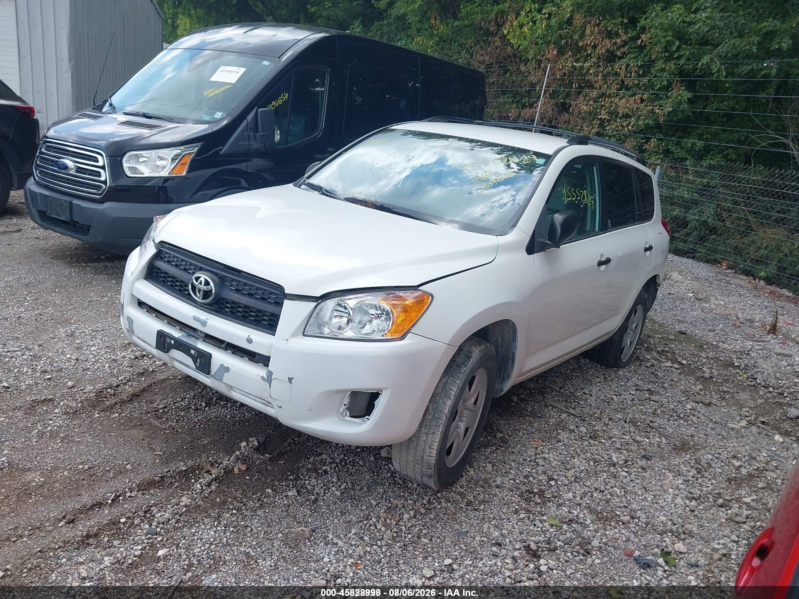 2012 Toyota Rav4   White vin: 2T3BF4DV1CW226276