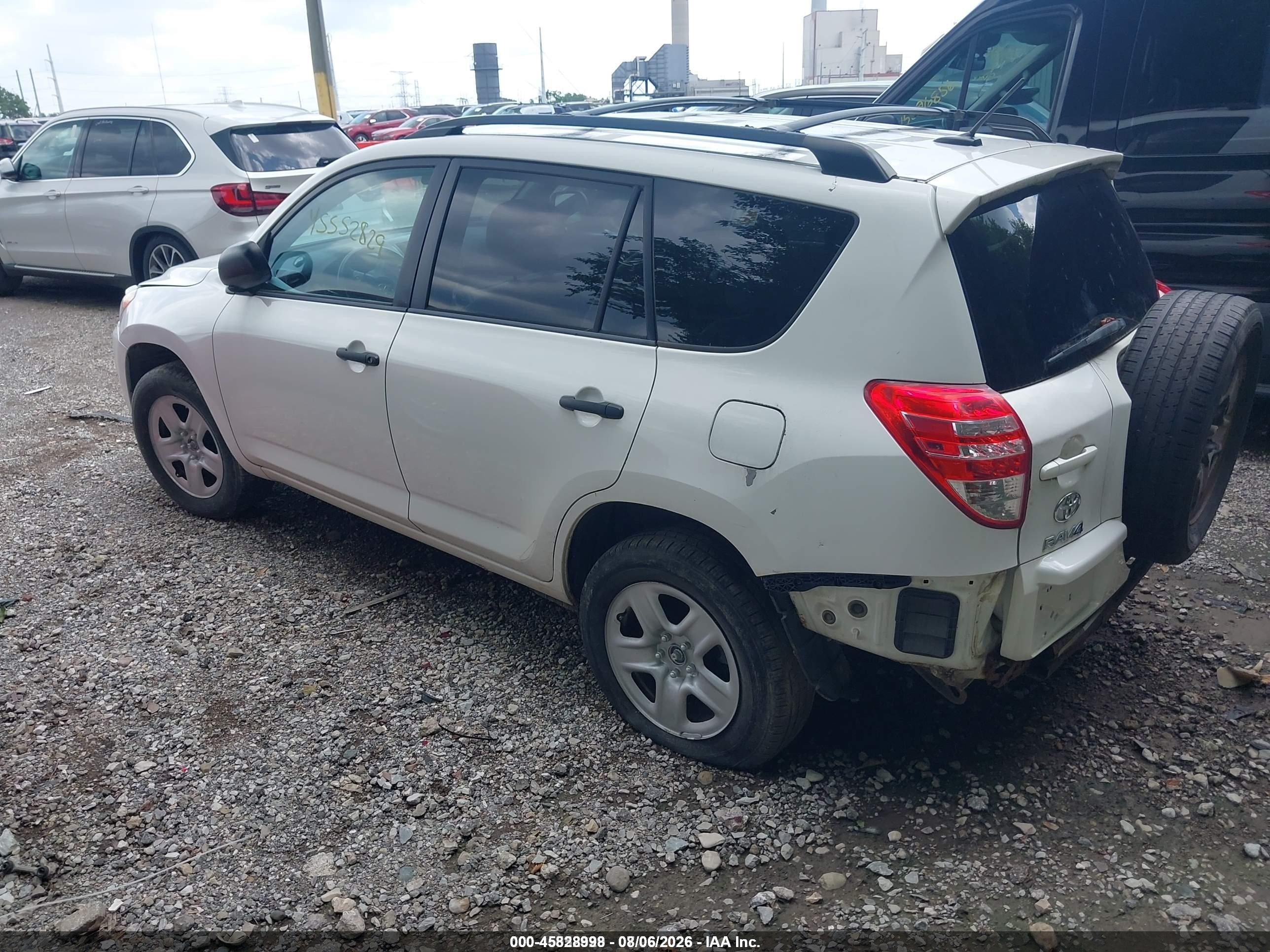 2012 Toyota Rav4   White vin: 2T3BF4DV1CW226276