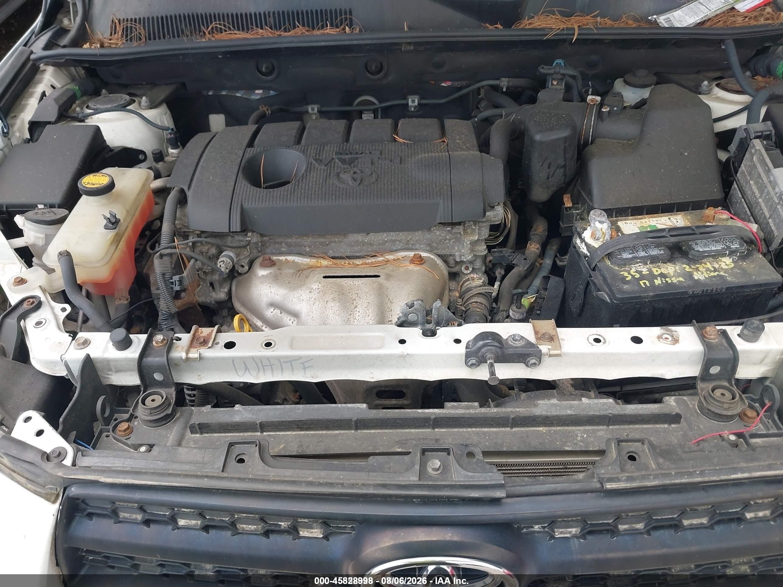 2012 Toyota Rav4   White vin: 2T3BF4DV1CW226276