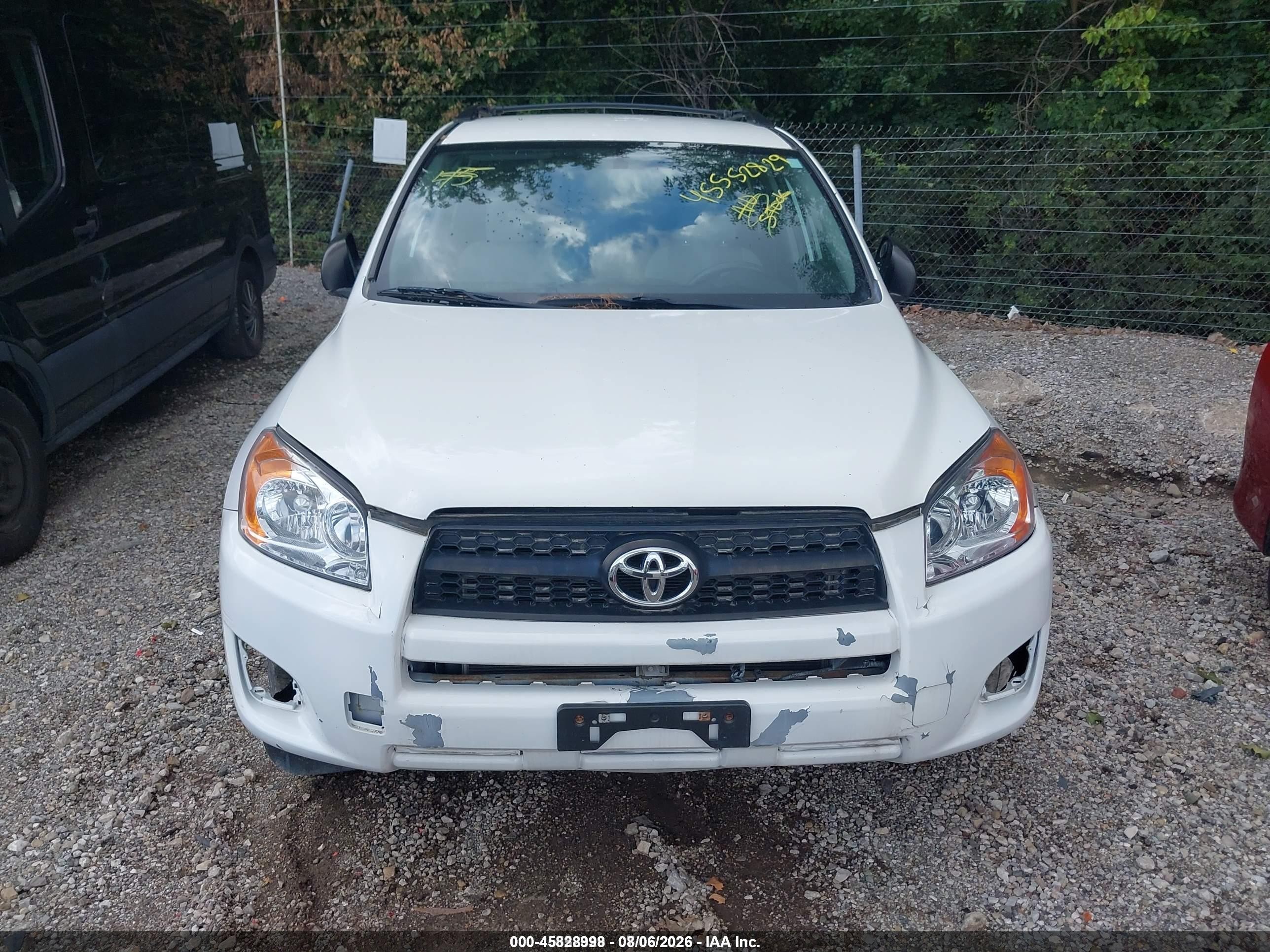 2012 Toyota Rav4   White vin: 2T3BF4DV1CW226276