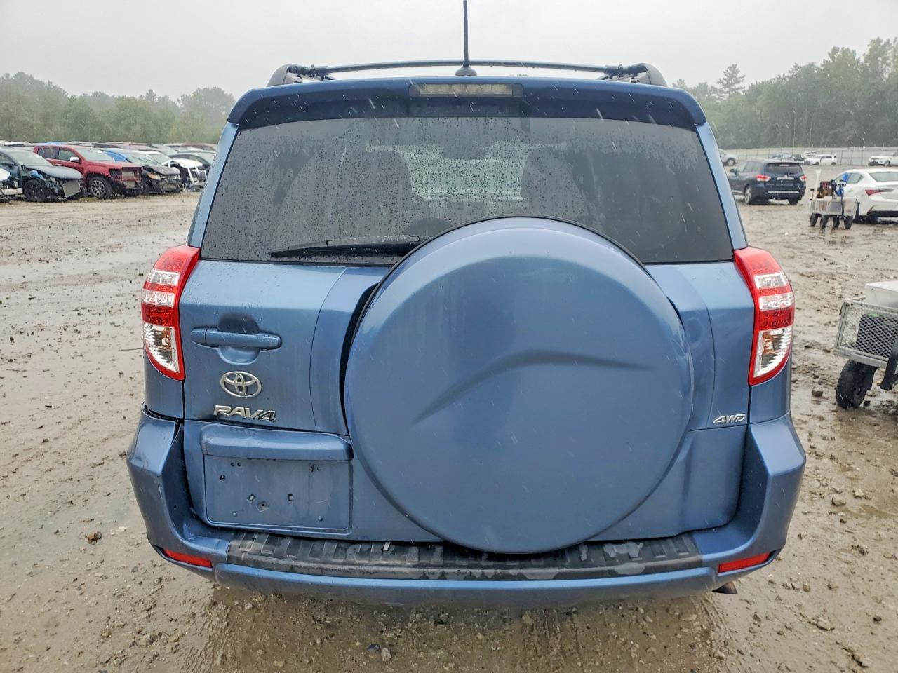 2012 Toyota Rav4 Base Blue vin: 2T3BF4DV1CW237651