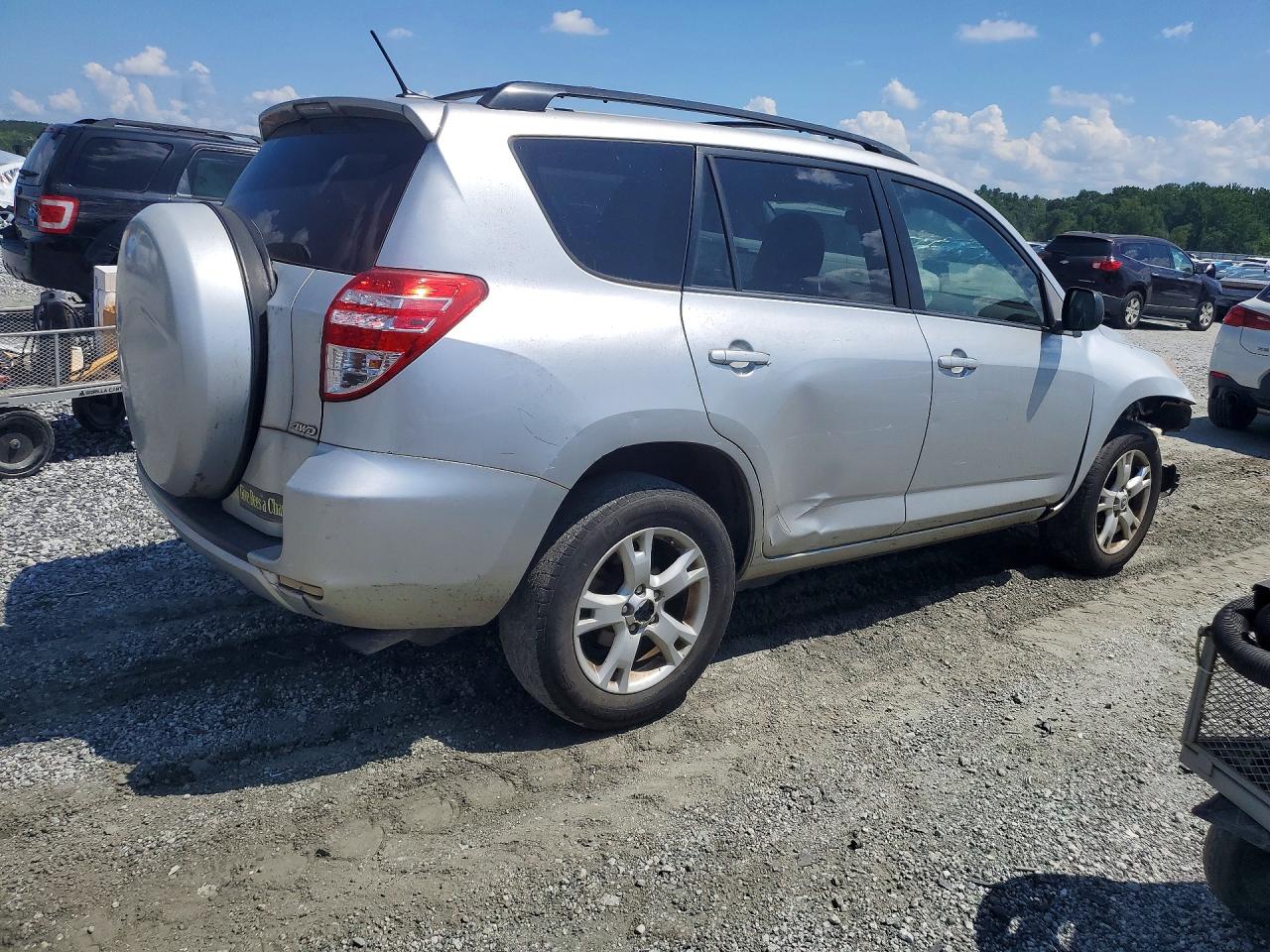 2012 Toyota Rav4 Base Silver vin: 2T3BF4DV1CW251839