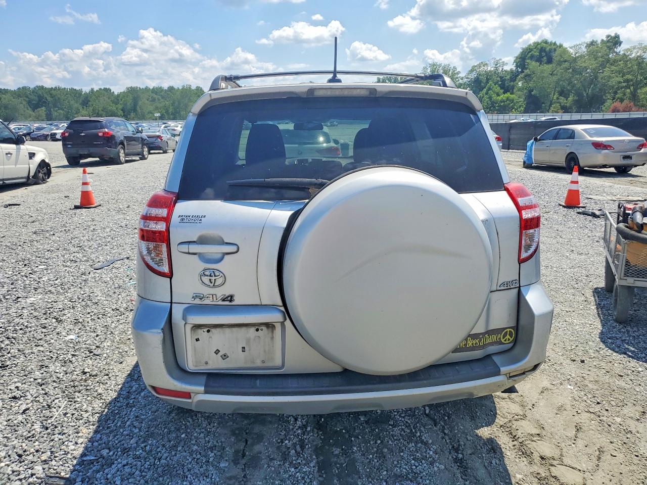 2012 Toyota Rav4 Base Silver vin: 2T3BF4DV1CW251839