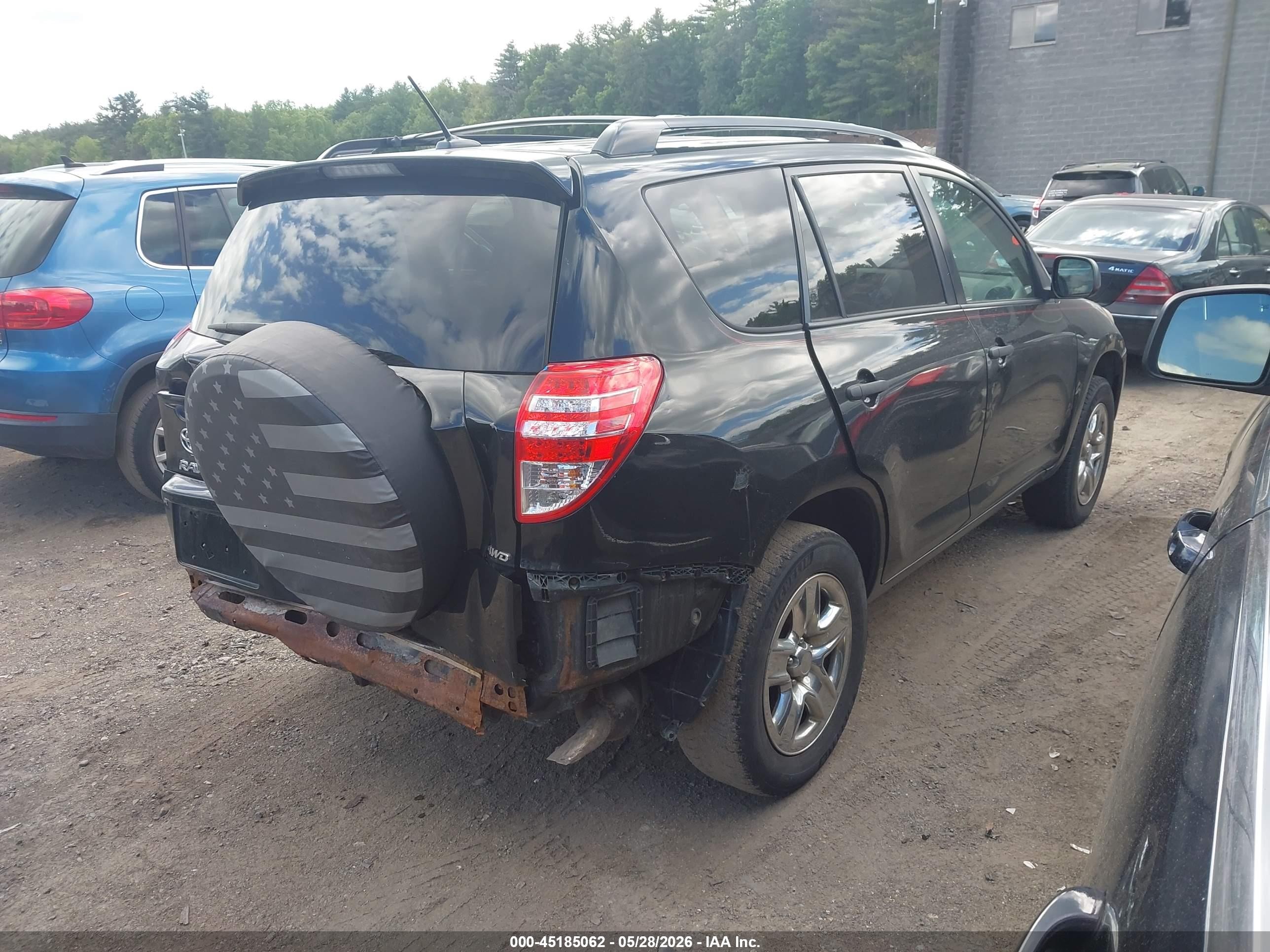 2012 Toyota Rav4   Black vin: 2T3BF4DV1CW256989